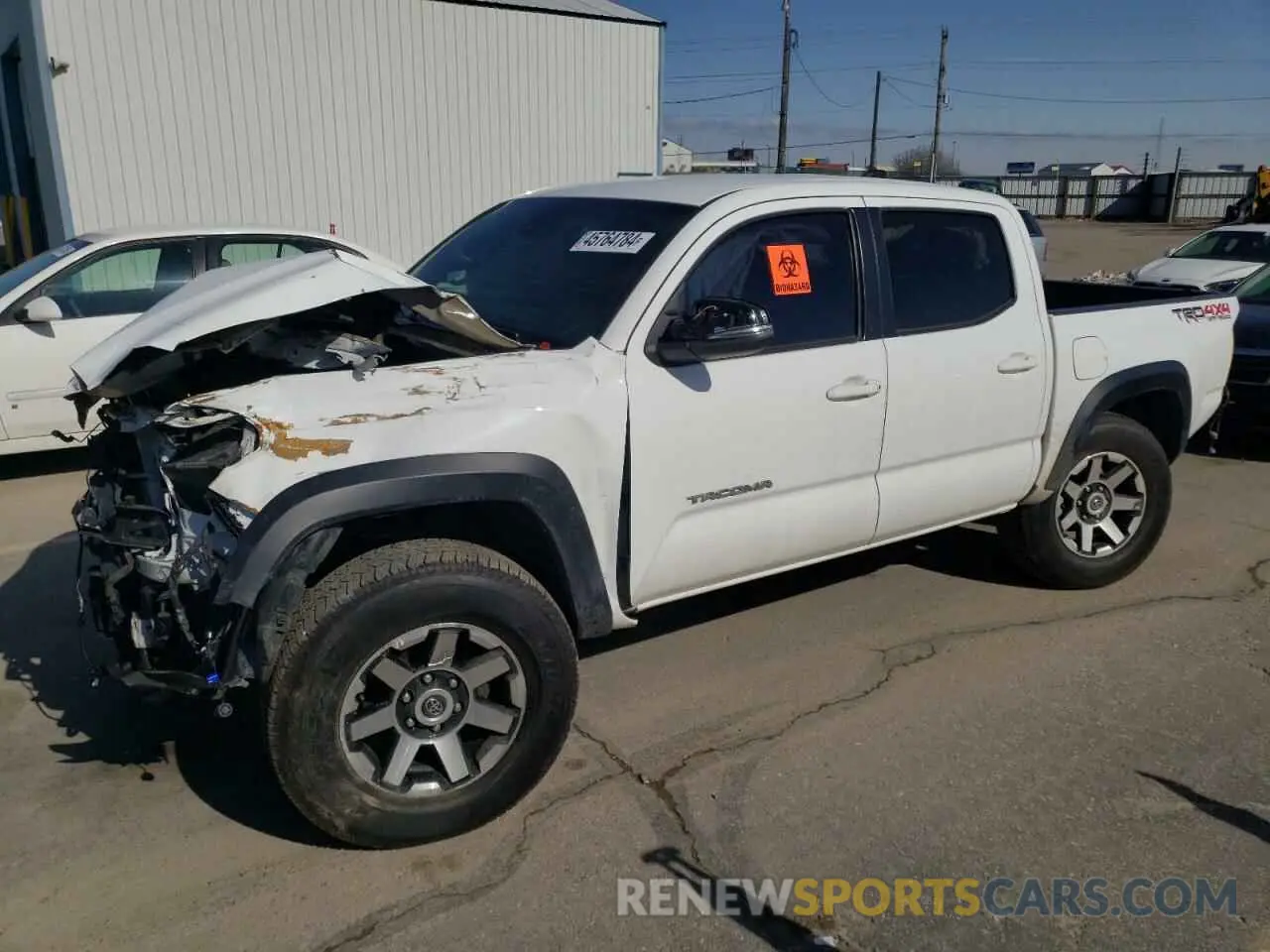1 fotografías del automóvil dañado 3TMCZ5AN9LM345524 TOYOTA TACOMA 2020