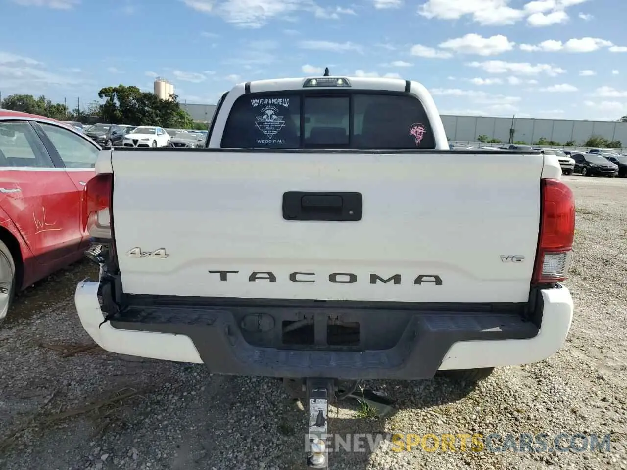 6 fotografías del automóvil dañado 3TMCZ5ANXLM306411 TOYOTA TACOMA 2020