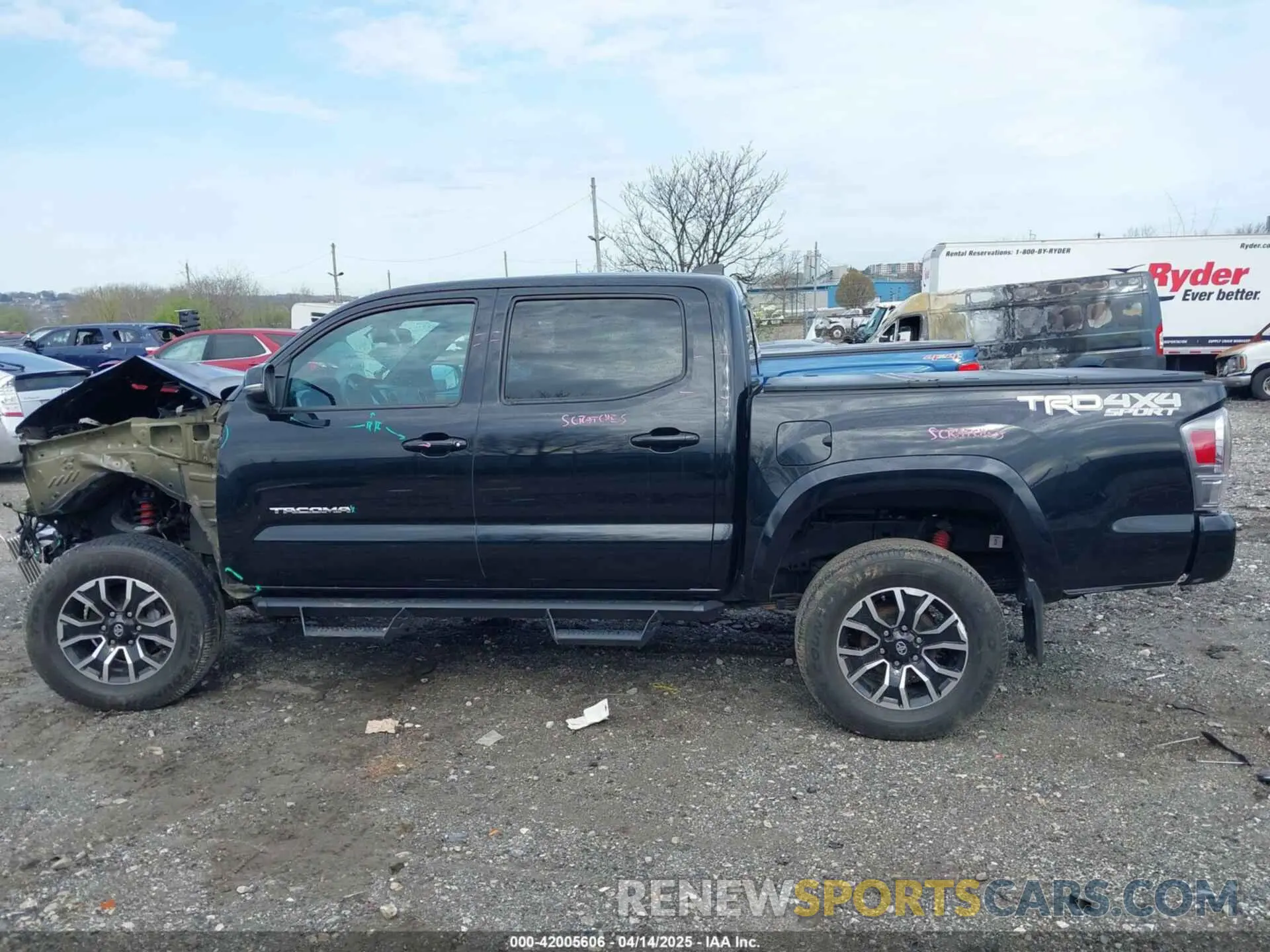14 fotografías del automóvil dañado 3TMCZ5ANXLM317814 TOYOTA TACOMA 2020