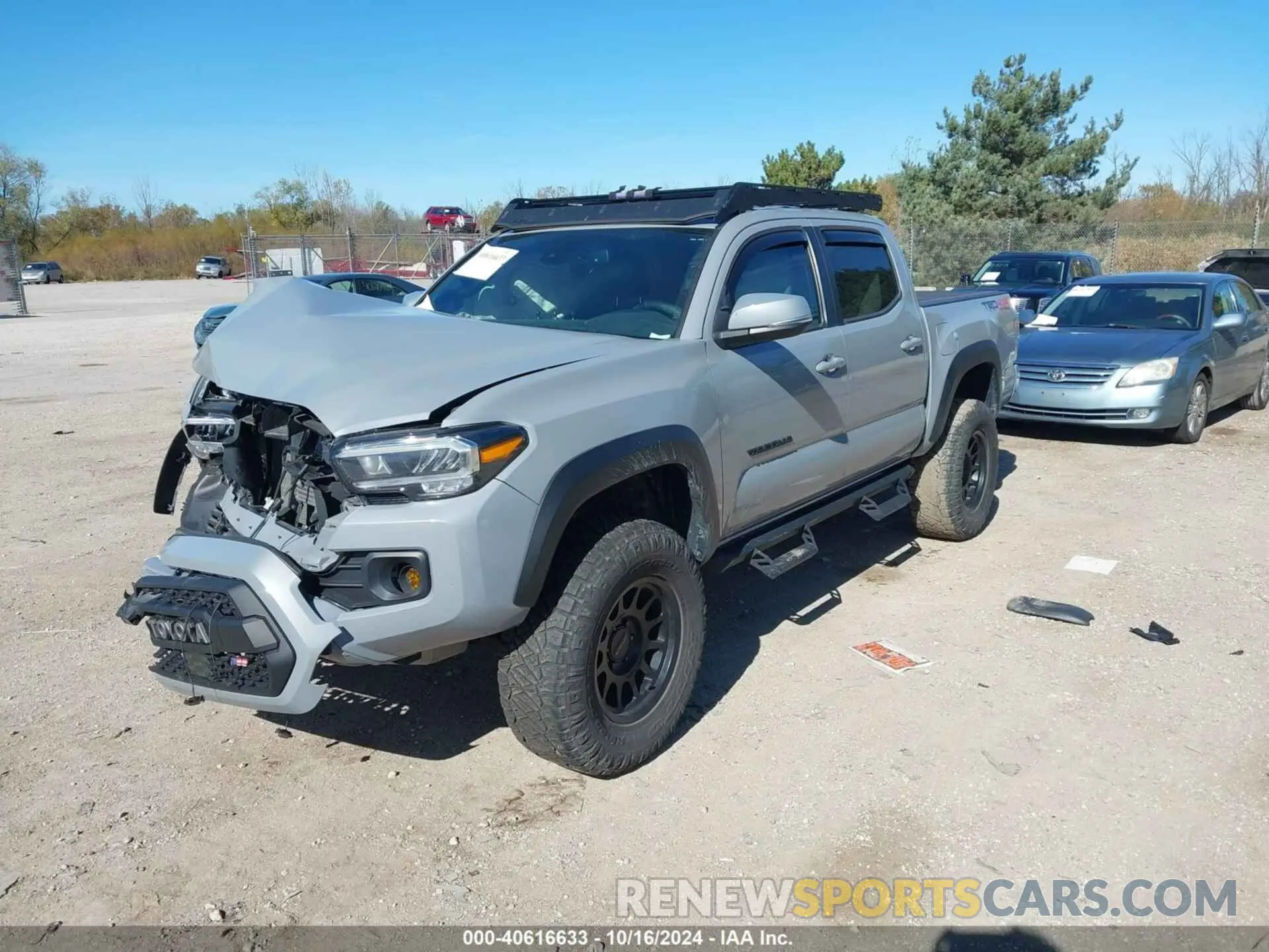 2 fotografías del automóvil dañado 3TMCZ5ANXLM319272 TOYOTA TACOMA 2020