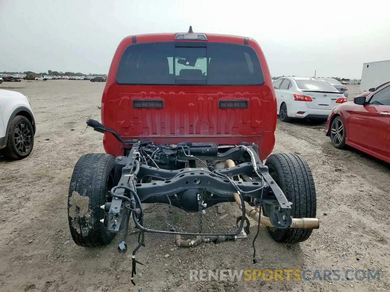 6 fotografías del automóvil dañado 3TMCZ5ANXLM343376 TOYOTA TACOMA 2020
