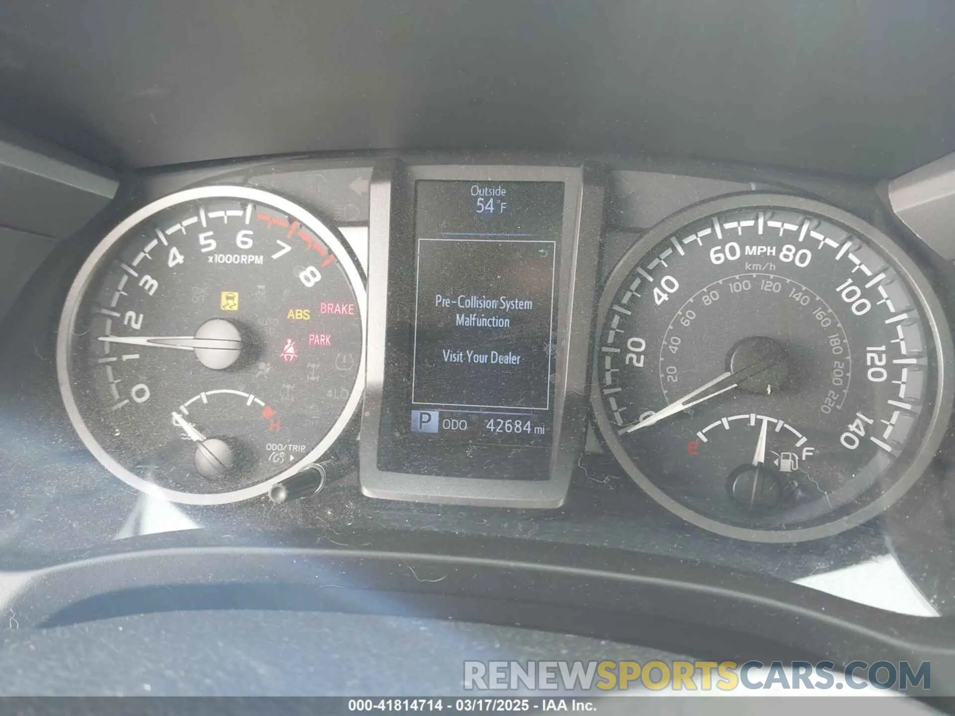 7 fotografías del automóvil dañado 3TMDZ5BN1LM097711 TOYOTA TACOMA 2020