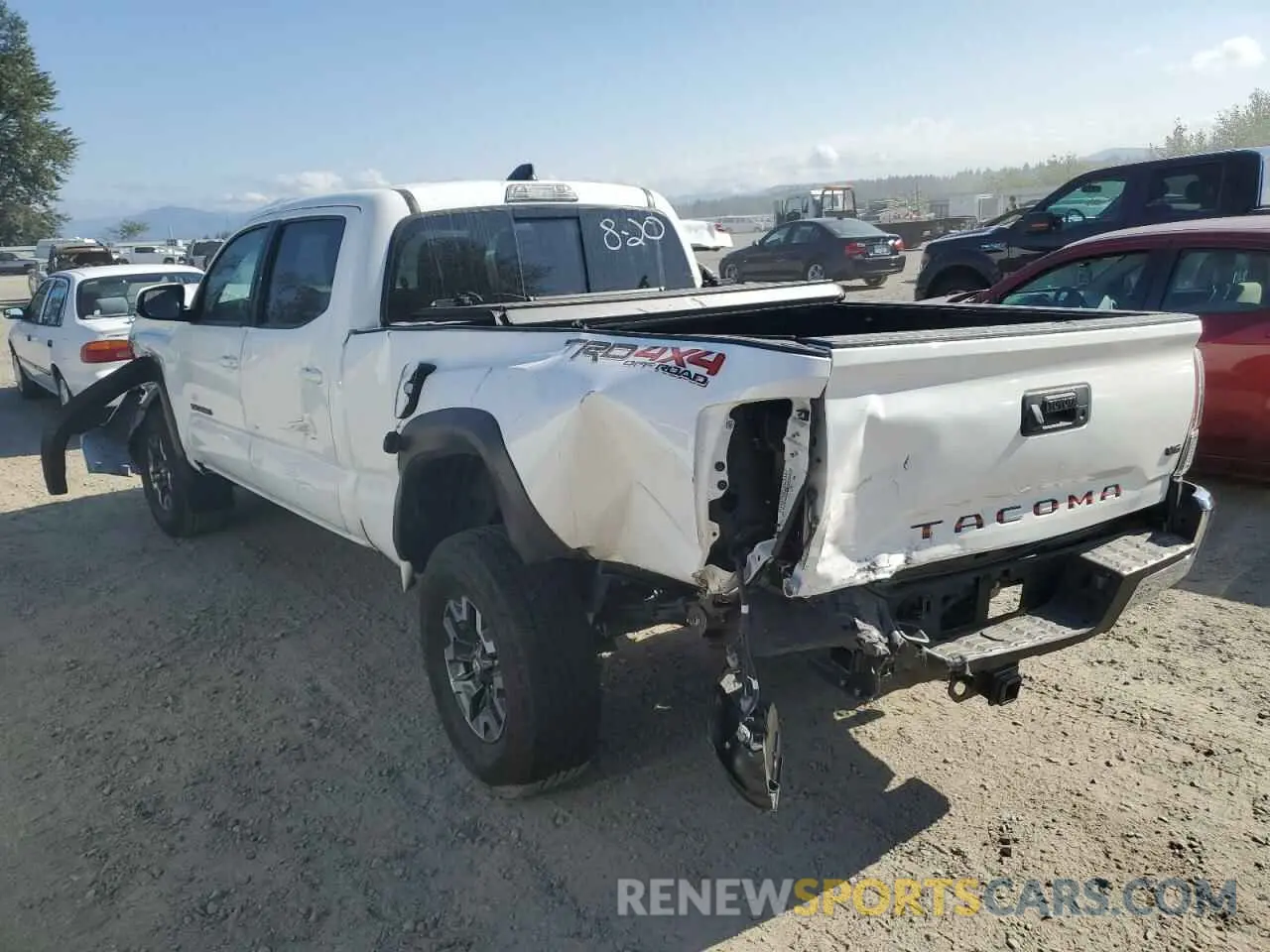 3 fotografías del automóvil dañado 3TMDZ5BN3LM091053 TOYOTA TACOMA 2020