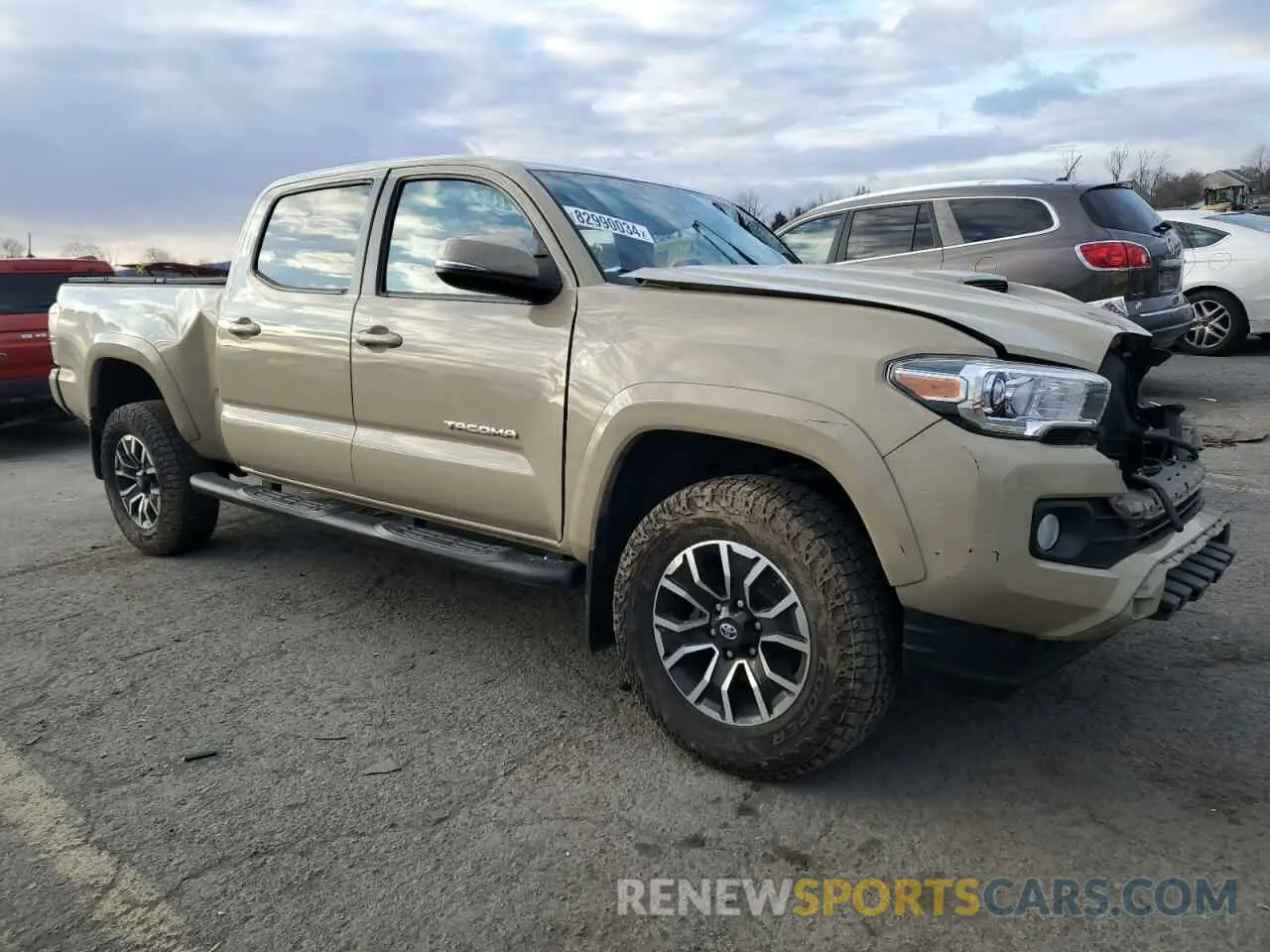 4 fotografías del automóvil dañado 3TMDZ5BN9LM087489 TOYOTA TACOMA 2020