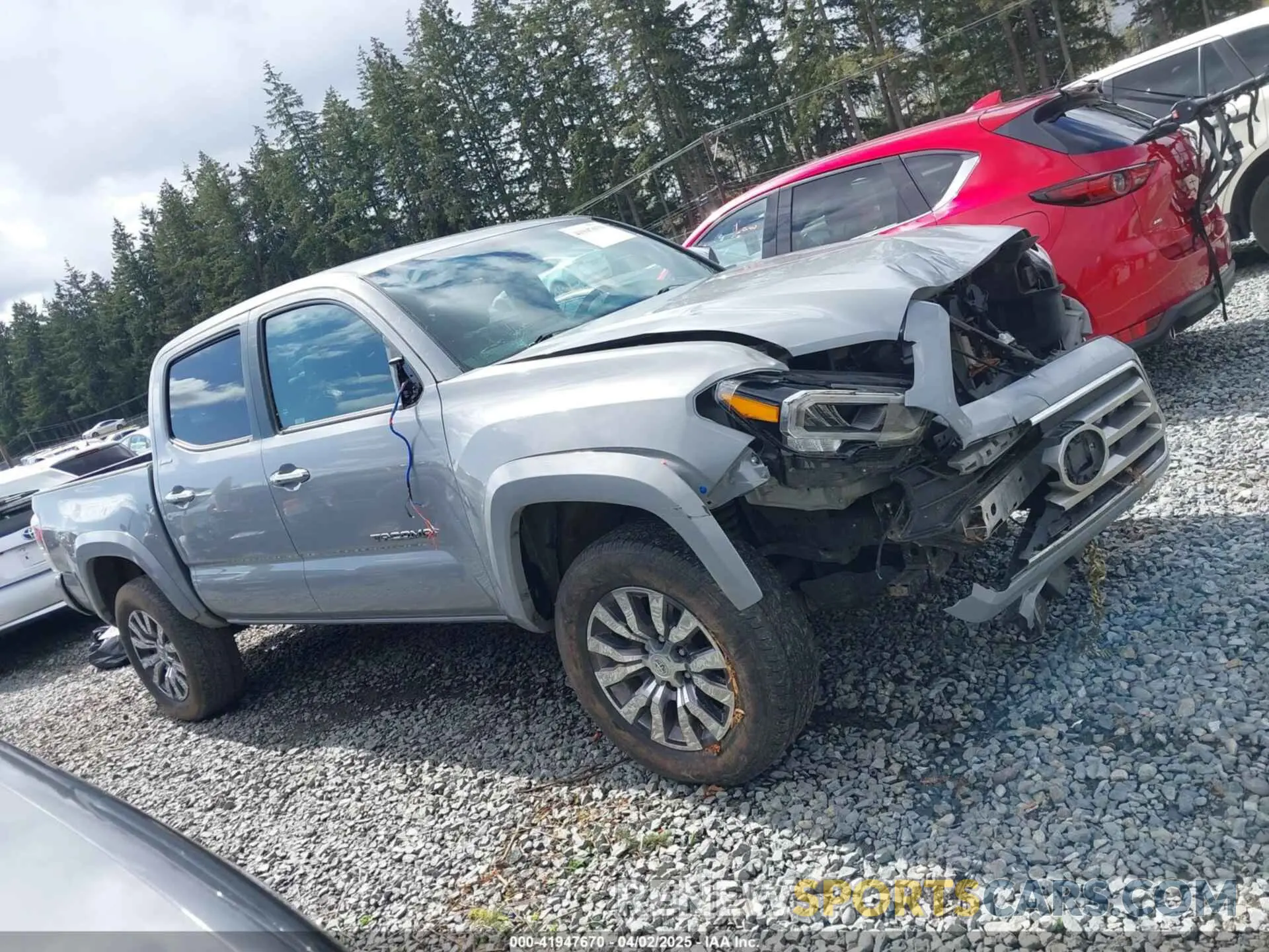 13 fotografías del automóvil dañado 3TMGZ5AN4LM367769 TOYOTA TACOMA 2020
