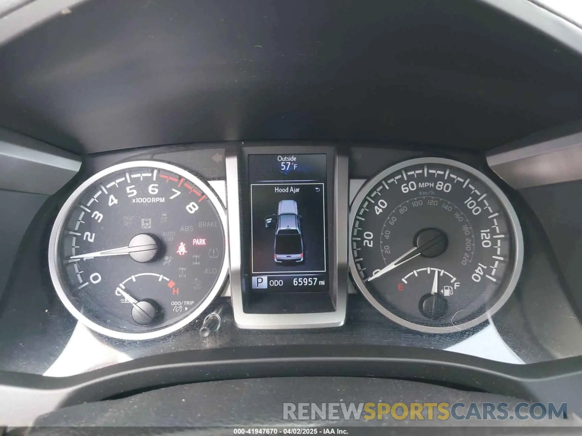 7 fotografías del automóvil dañado 3TMGZ5AN4LM367769 TOYOTA TACOMA 2020