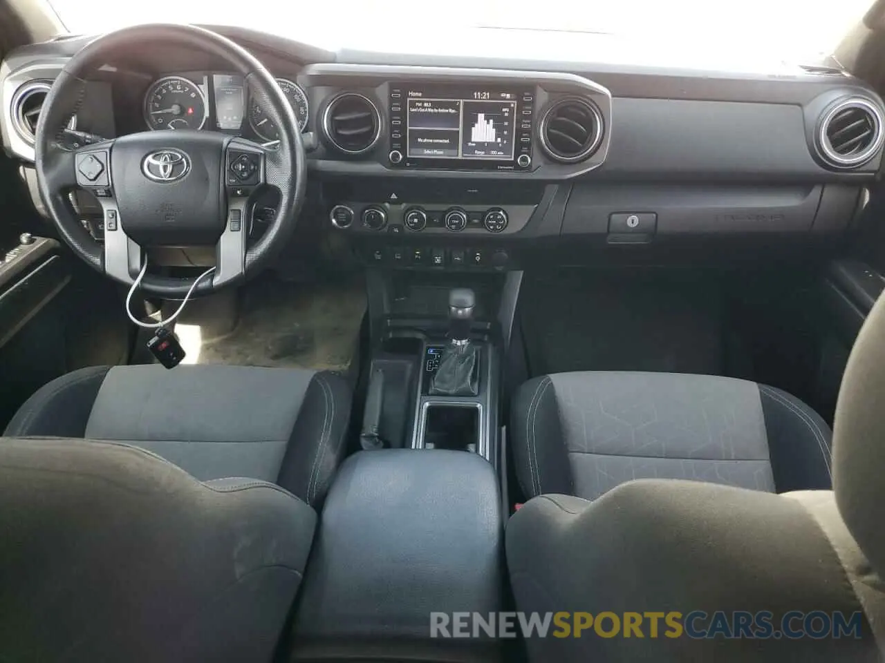 8 fotografías del automóvil dañado 3TYCZ5AN2LT006401 TOYOTA TACOMA 2020