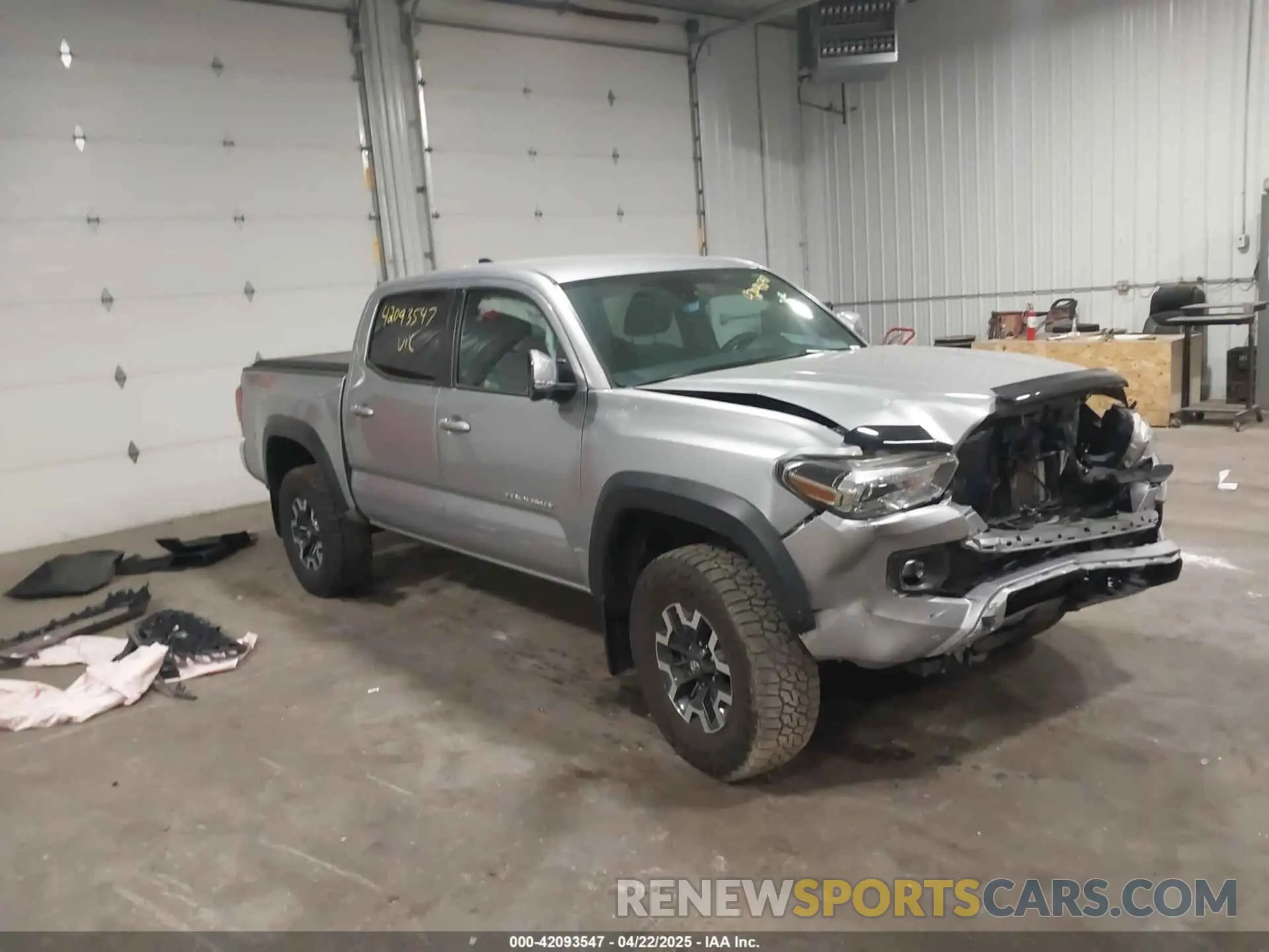 1 fotografías del automóvil dañado 3TYCZ5AN6LT004604 TOYOTA TACOMA 2020
