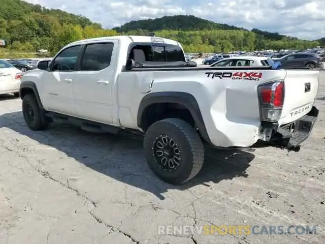 2 fotografías del automóvil dañado 3TYDZ5BN6LT000135 TOYOTA TACOMA 2020
