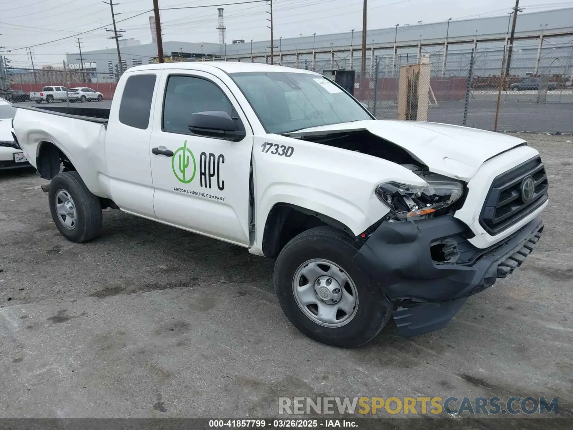 1 fotografías del automóvil dañado 3TYRX5GN2LT000122 TOYOTA TACOMA 2020