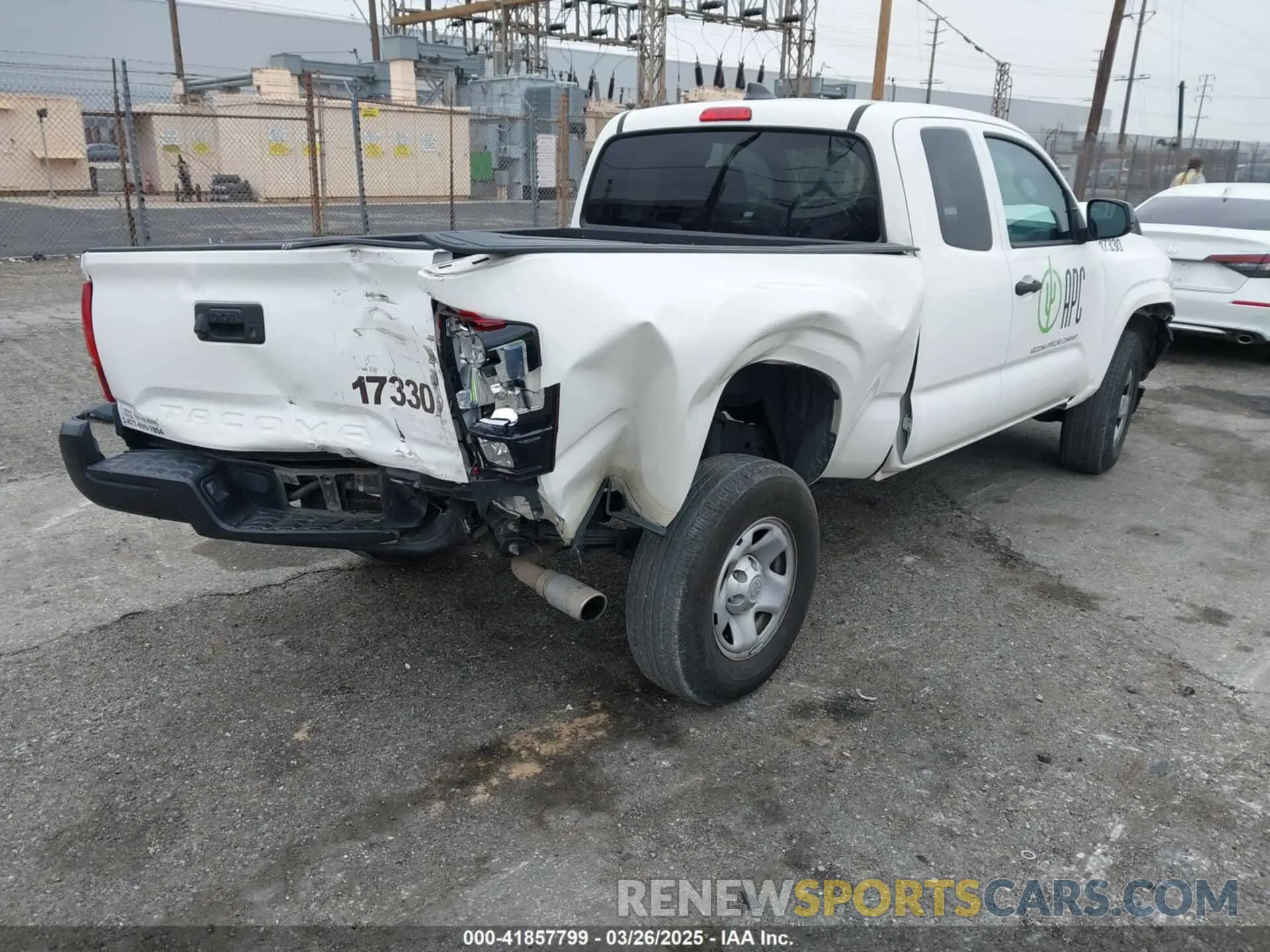 4 fotografías del automóvil dañado 3TYRX5GN2LT000122 TOYOTA TACOMA 2020