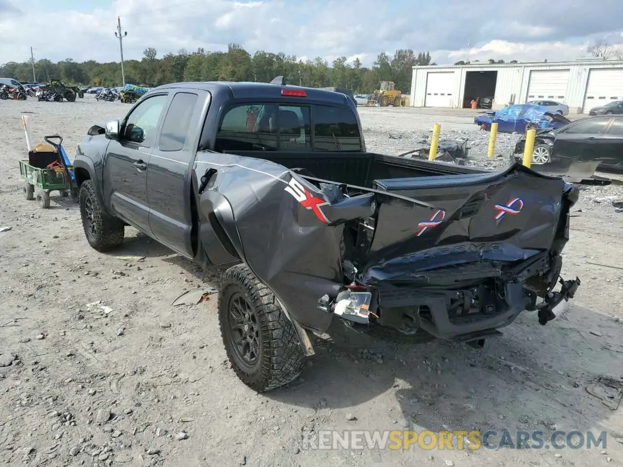 3 fotografías del automóvil dañado 3TYRX5GN4LT002101 TOYOTA TACOMA 2020