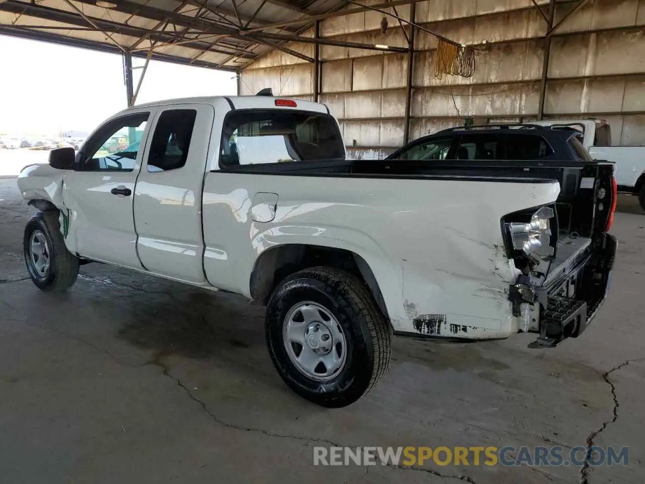 2 fotografías del automóvil dañado 3TYRX5GN6LT004898 TOYOTA TACOMA 2020