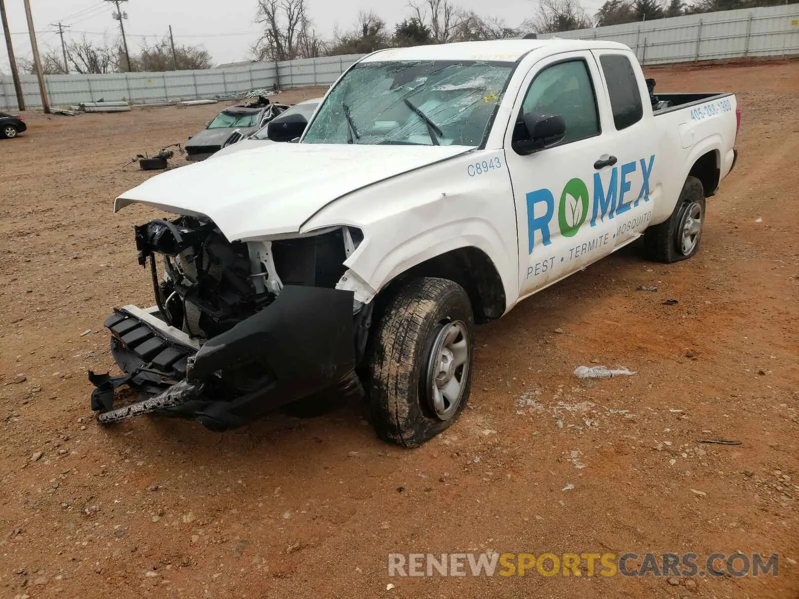 2 fotografías del automóvil dañado 3TYRX5GN8LT002313 TOYOTA TACOMA 2020