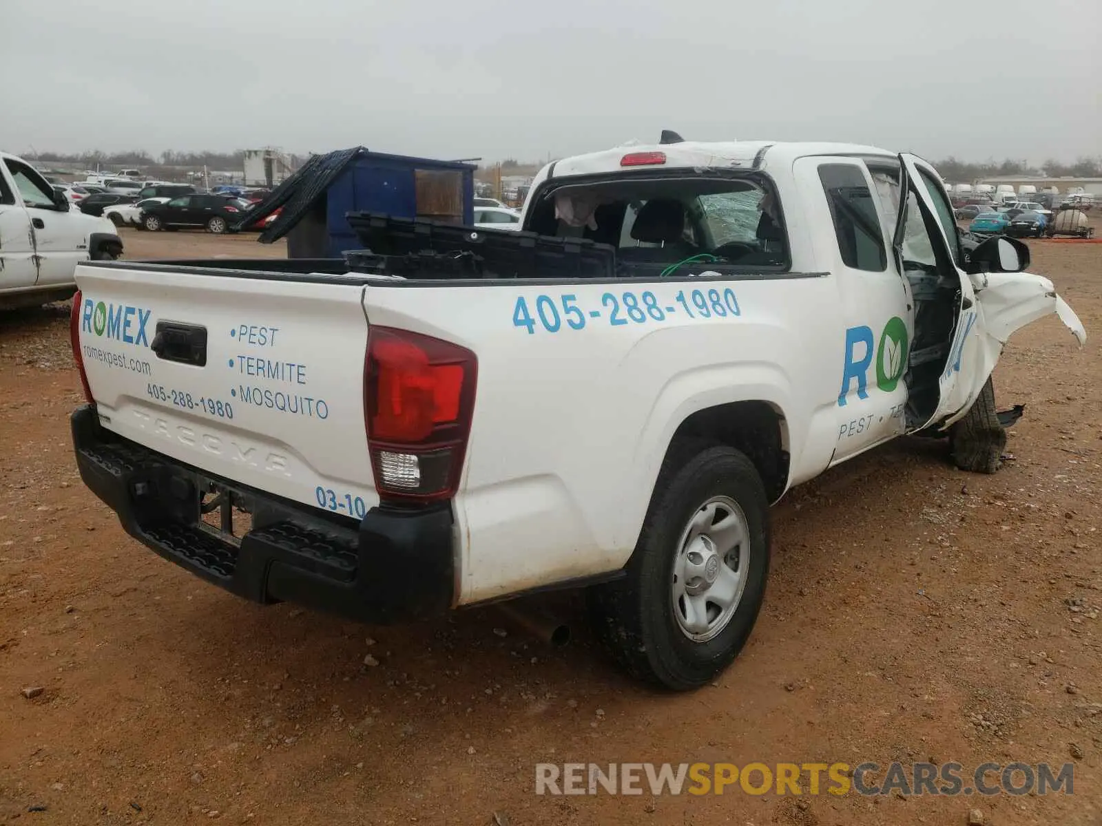 4 fotografías del automóvil dañado 3TYRX5GN8LT002313 TOYOTA TACOMA 2020