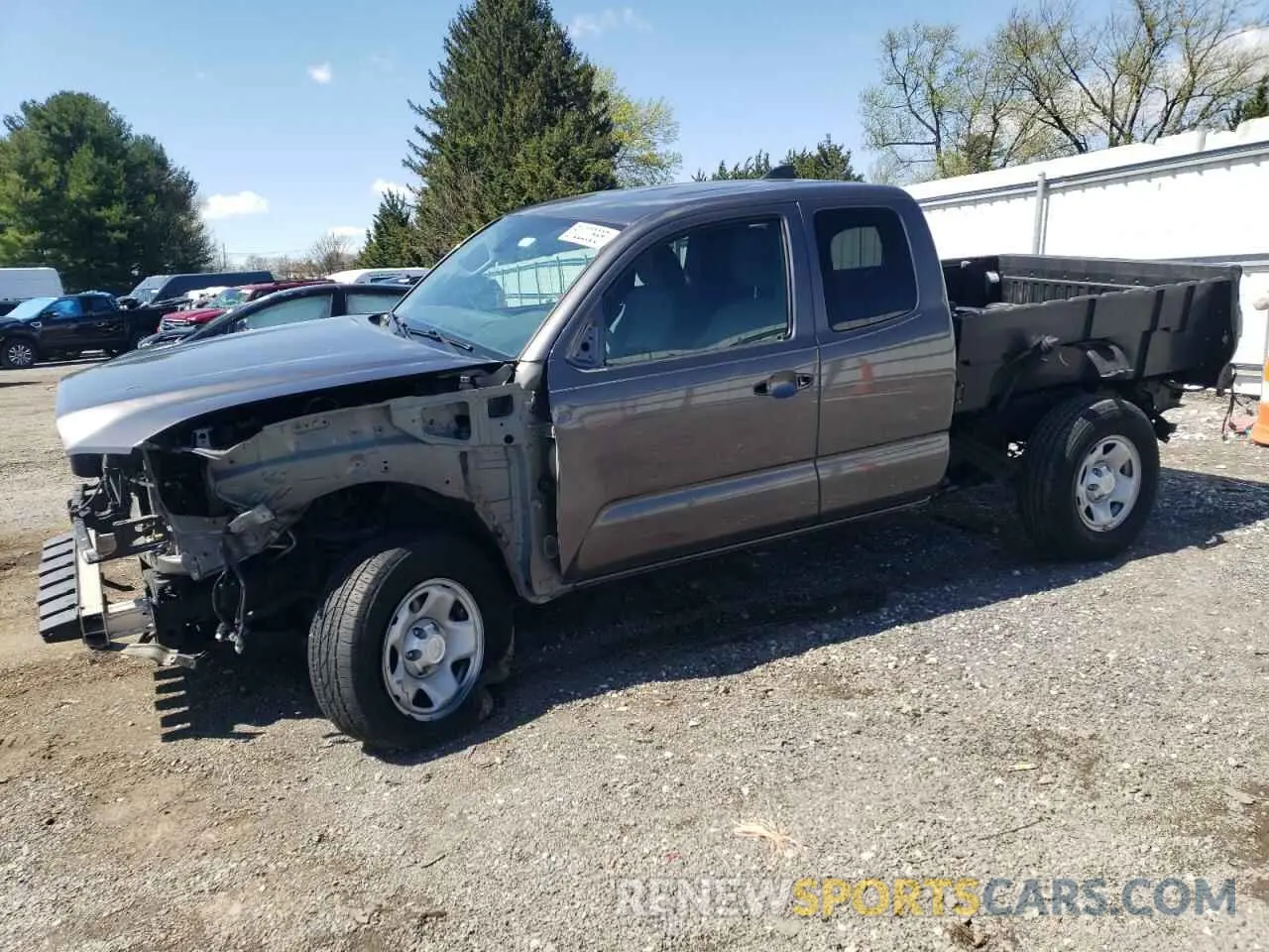 1 fotografías del automóvil dañado 3TYRX5GNXLT001986 TOYOTA TACOMA 2020