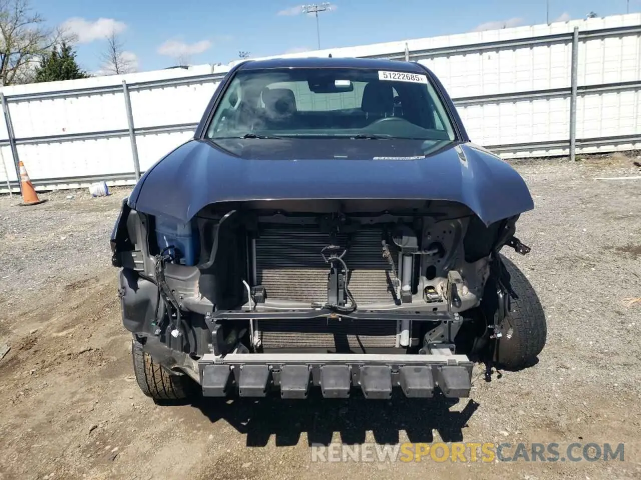 5 fotografías del automóvil dañado 3TYRX5GNXLT001986 TOYOTA TACOMA 2020