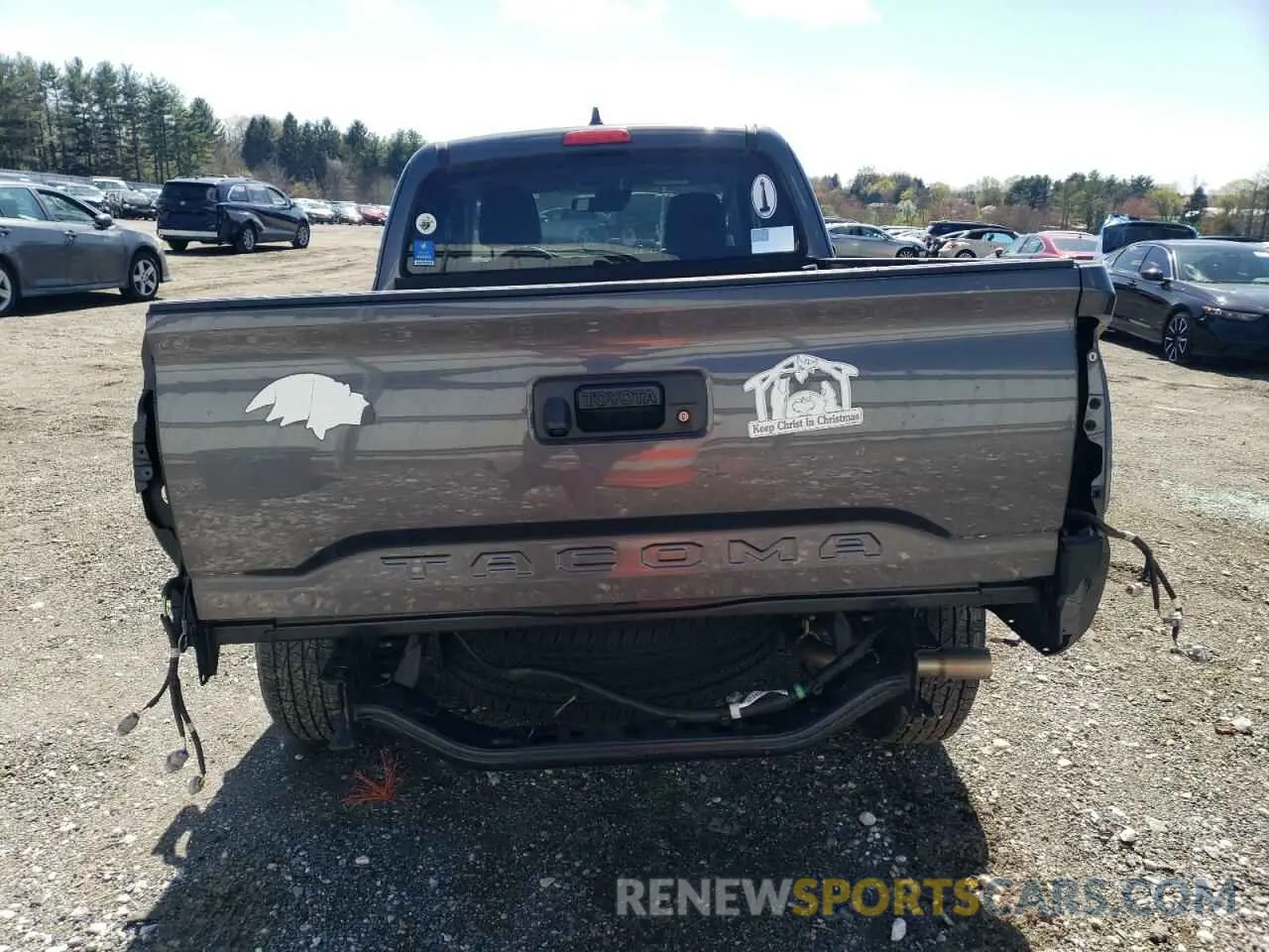 6 fotografías del automóvil dañado 3TYRX5GNXLT001986 TOYOTA TACOMA 2020