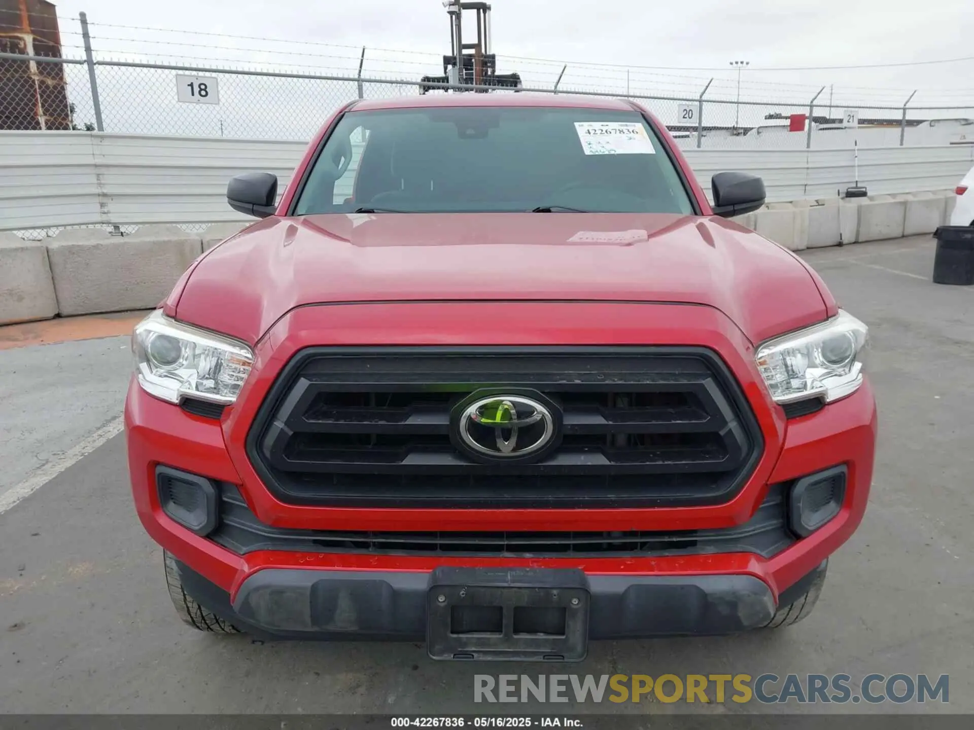 13 fotografías del automóvil dañado 3TYRX5GNXLT005469 TOYOTA TACOMA 2020