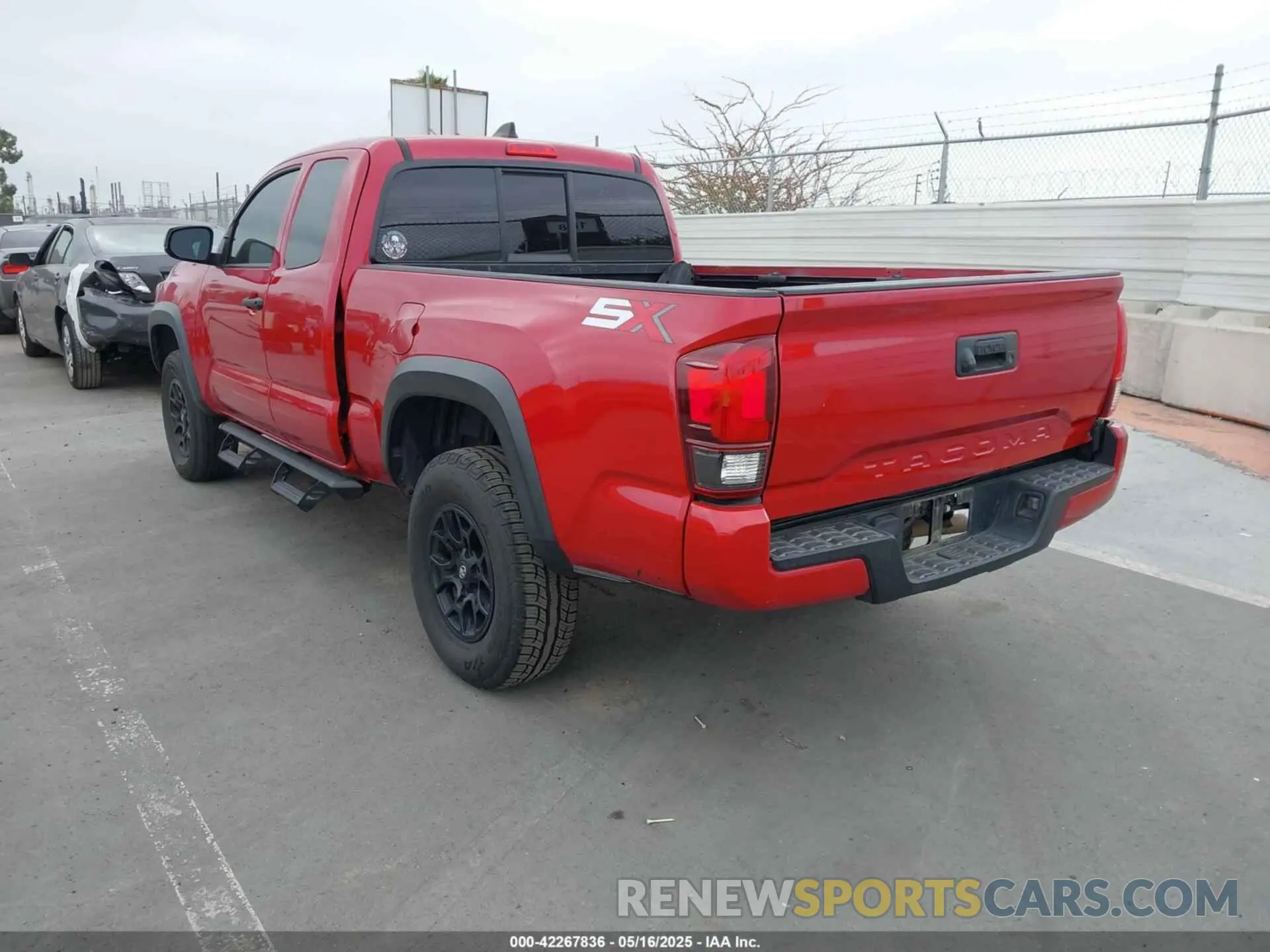 3 fotografías del automóvil dañado 3TYRX5GNXLT005469 TOYOTA TACOMA 2020