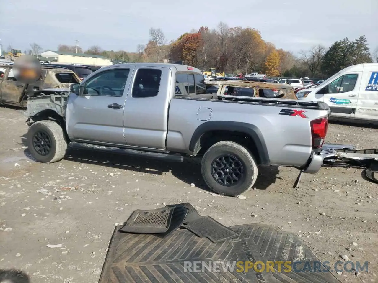 2 fotografías del automóvil dañado 3TYSX5EN4LT002930 TOYOTA TACOMA 2020