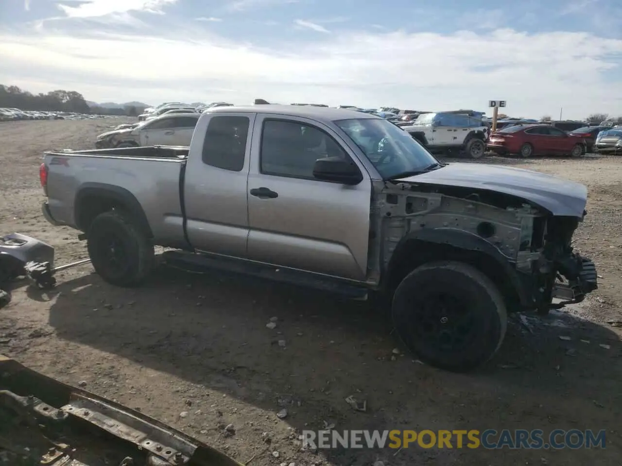 4 fotografías del automóvil dañado 3TYSX5EN4LT002930 TOYOTA TACOMA 2020