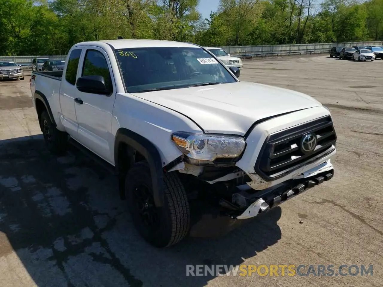 1 fotografías del automóvil dañado 3TYSZ5AN4LT005939 TOYOTA TACOMA 2020