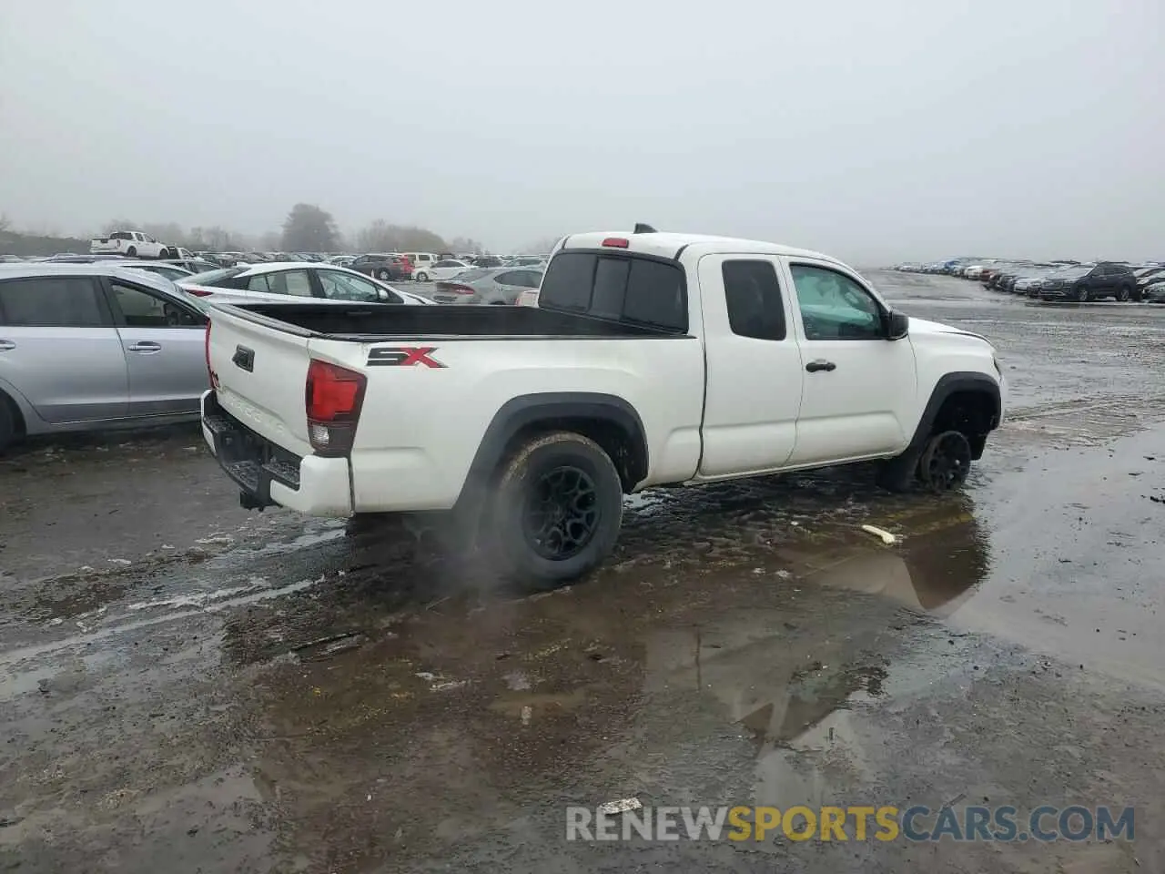 3 fotografías del automóvil dañado 3TYSZ5AN5LT005383 TOYOTA TACOMA 2020