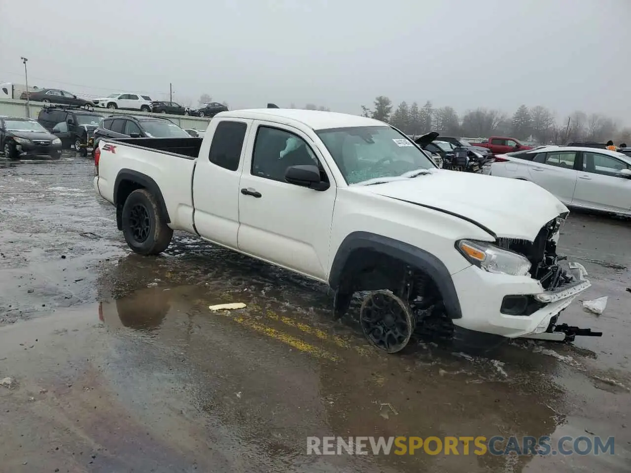4 fotografías del automóvil dañado 3TYSZ5AN5LT005383 TOYOTA TACOMA 2020