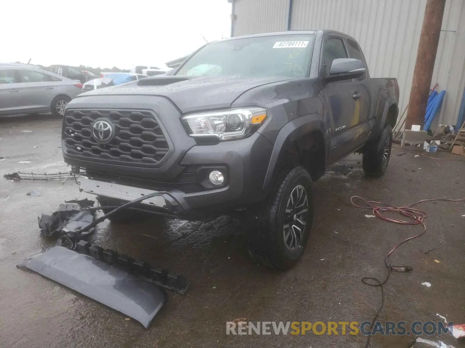 2 fotografías del automóvil dañado 3TYSZ5AN6LT002105 TOYOTA TACOMA 2020