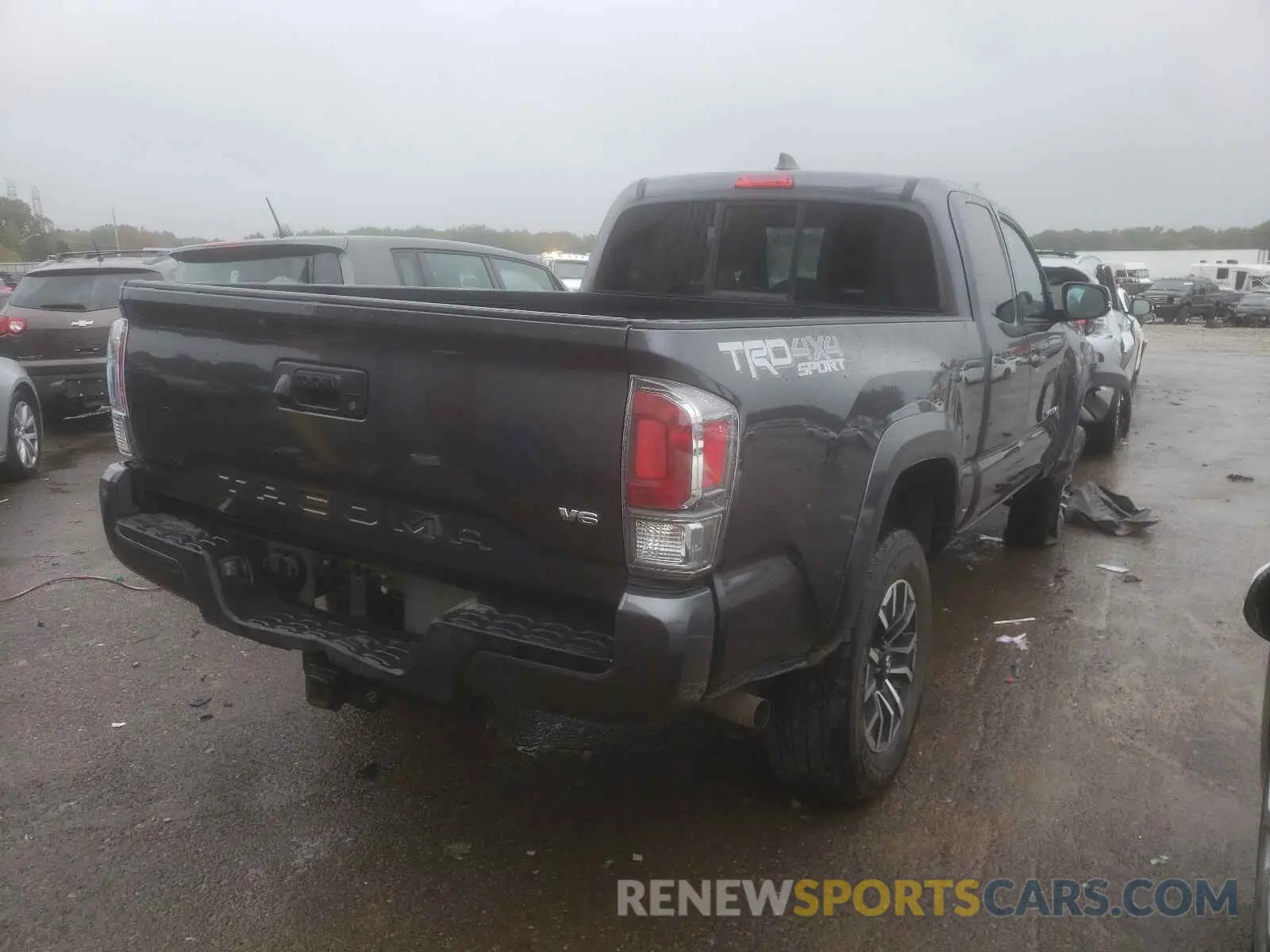 4 fotografías del automóvil dañado 3TYSZ5AN6LT002105 TOYOTA TACOMA 2020