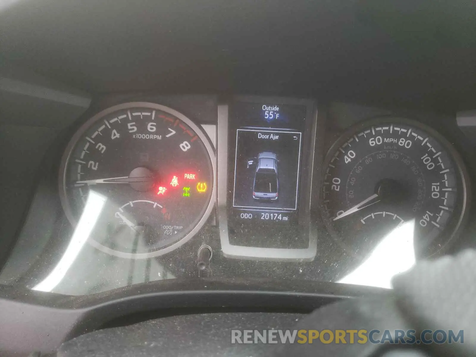 8 fotografías del automóvil dañado 3TYSZ5AN6LT002105 TOYOTA TACOMA 2020