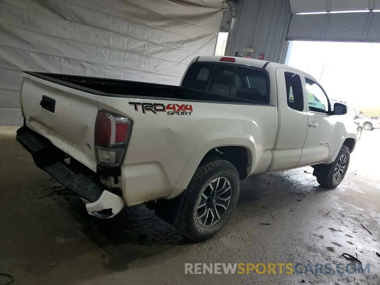 3 fotografías del automóvil dañado 3TYSZ5AN9LT002860 TOYOTA TACOMA 2020