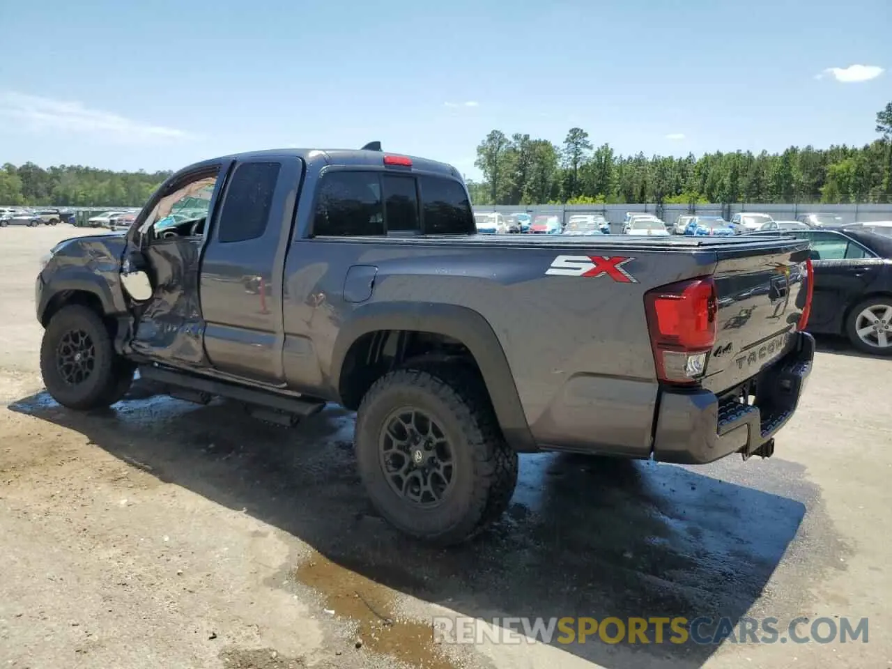 2 fotografías del automóvil dañado 3TYSZ5AN9LT004270 TOYOTA TACOMA 2020