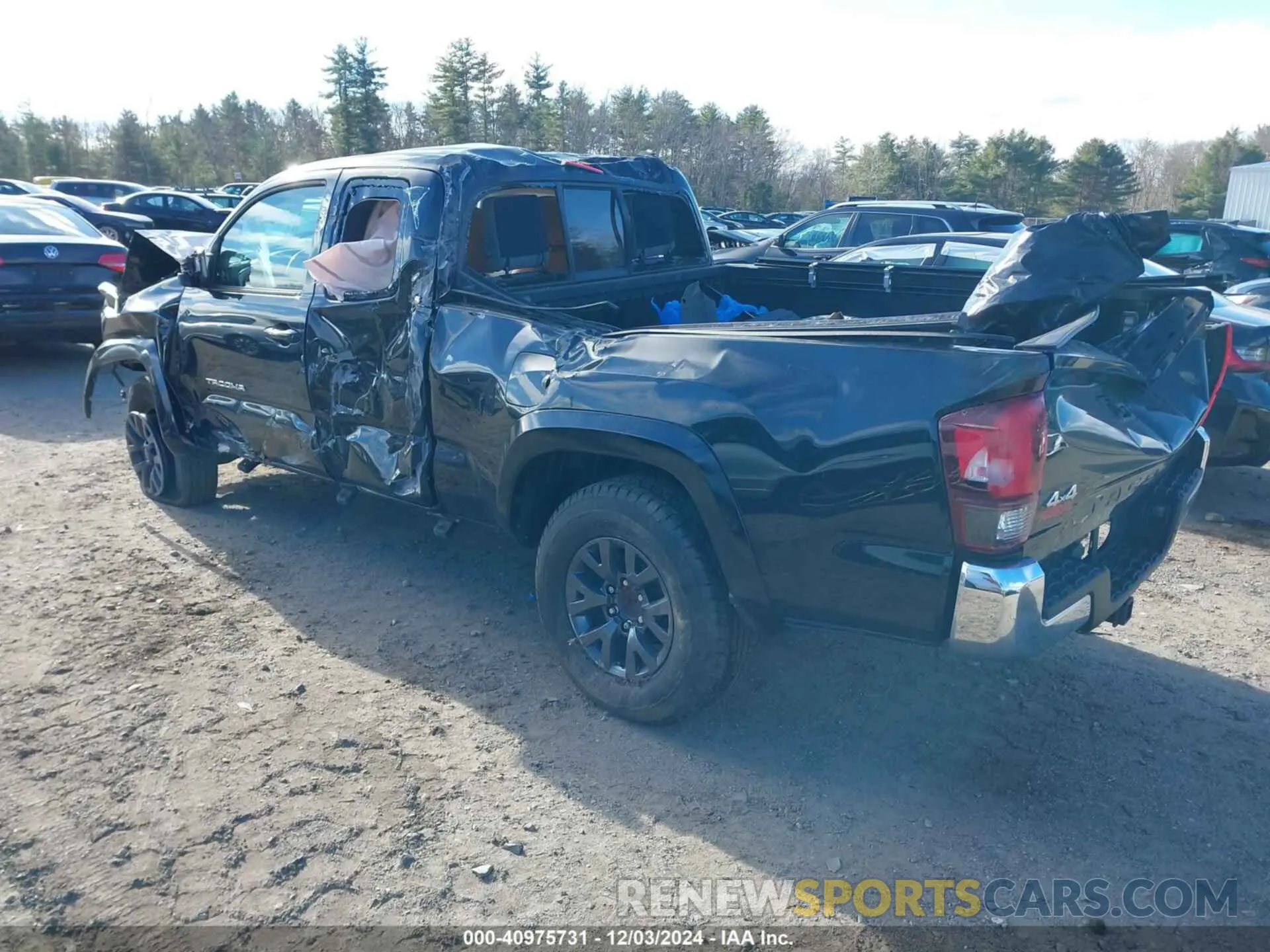 3 fotografías del automóvil dañado 3TYSZ5ANXLT002060 TOYOTA TACOMA 2020