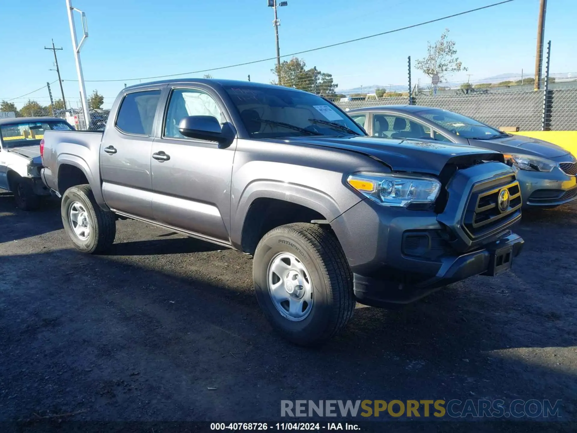 1 fotografías del automóvil dañado 5TFAX5GN0LX167906 TOYOTA TACOMA 2020