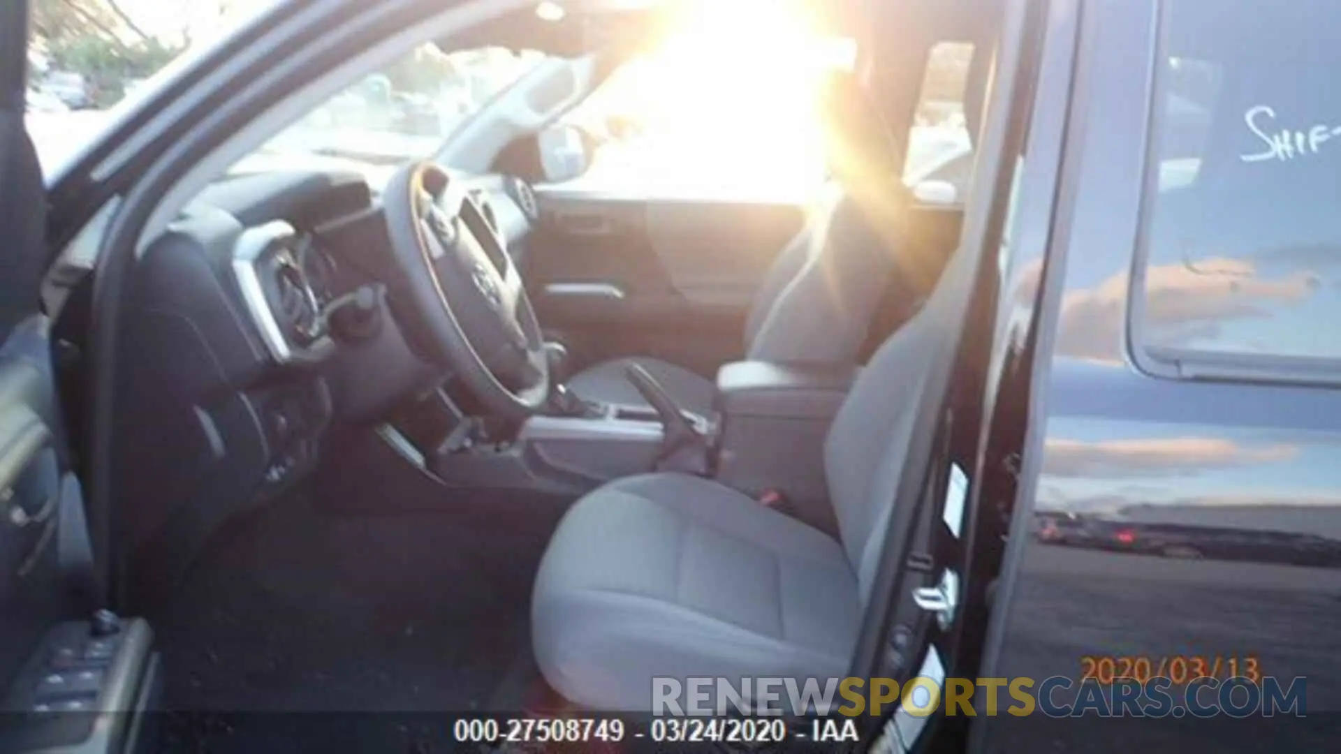 1 fotografías del automóvil dañado 5TFAX5GN0LX178632 TOYOTA TACOMA 2020