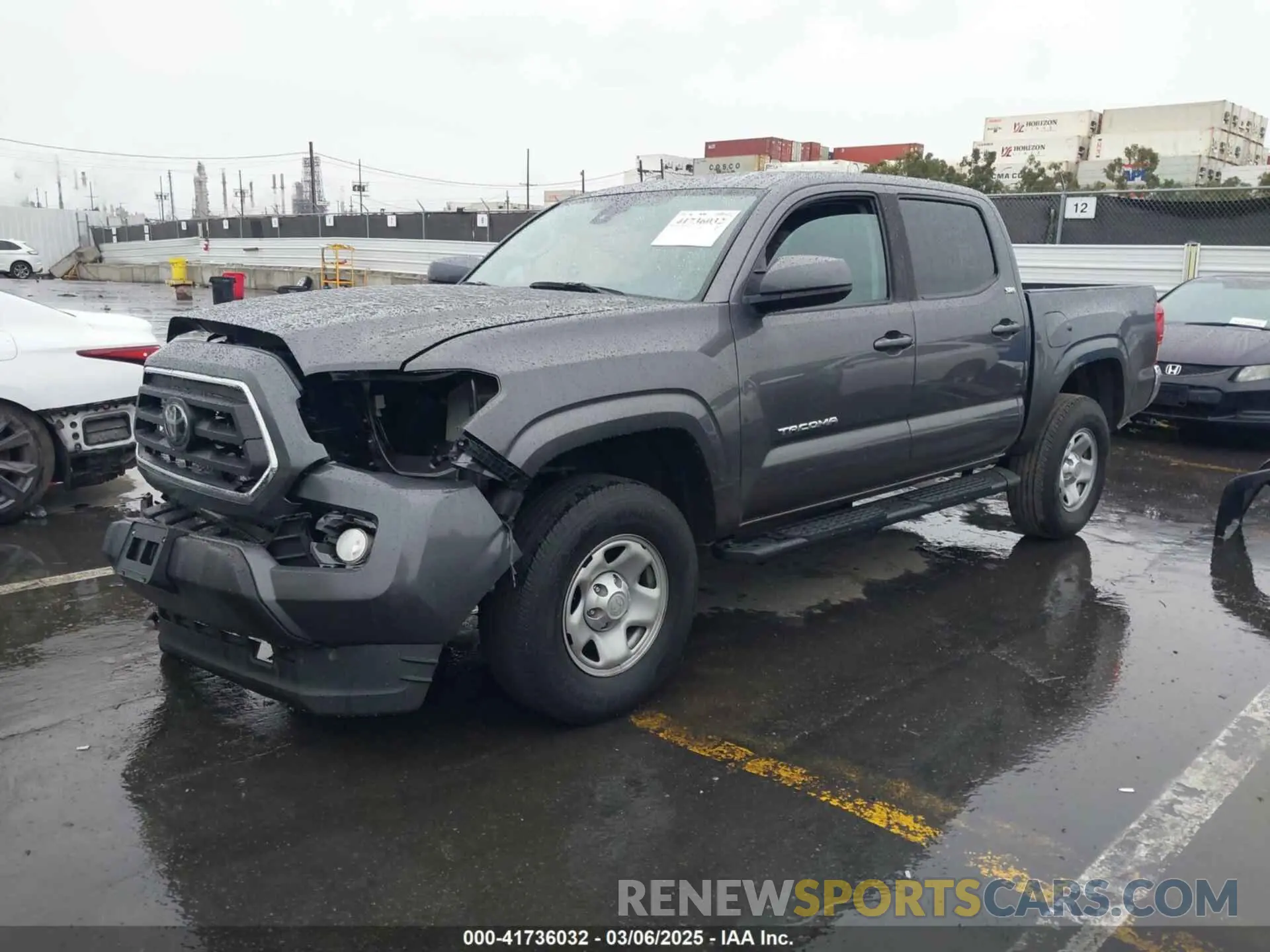 2 fotografías del automóvil dañado 5TFAX5GN2LX180334 TOYOTA TACOMA 2020