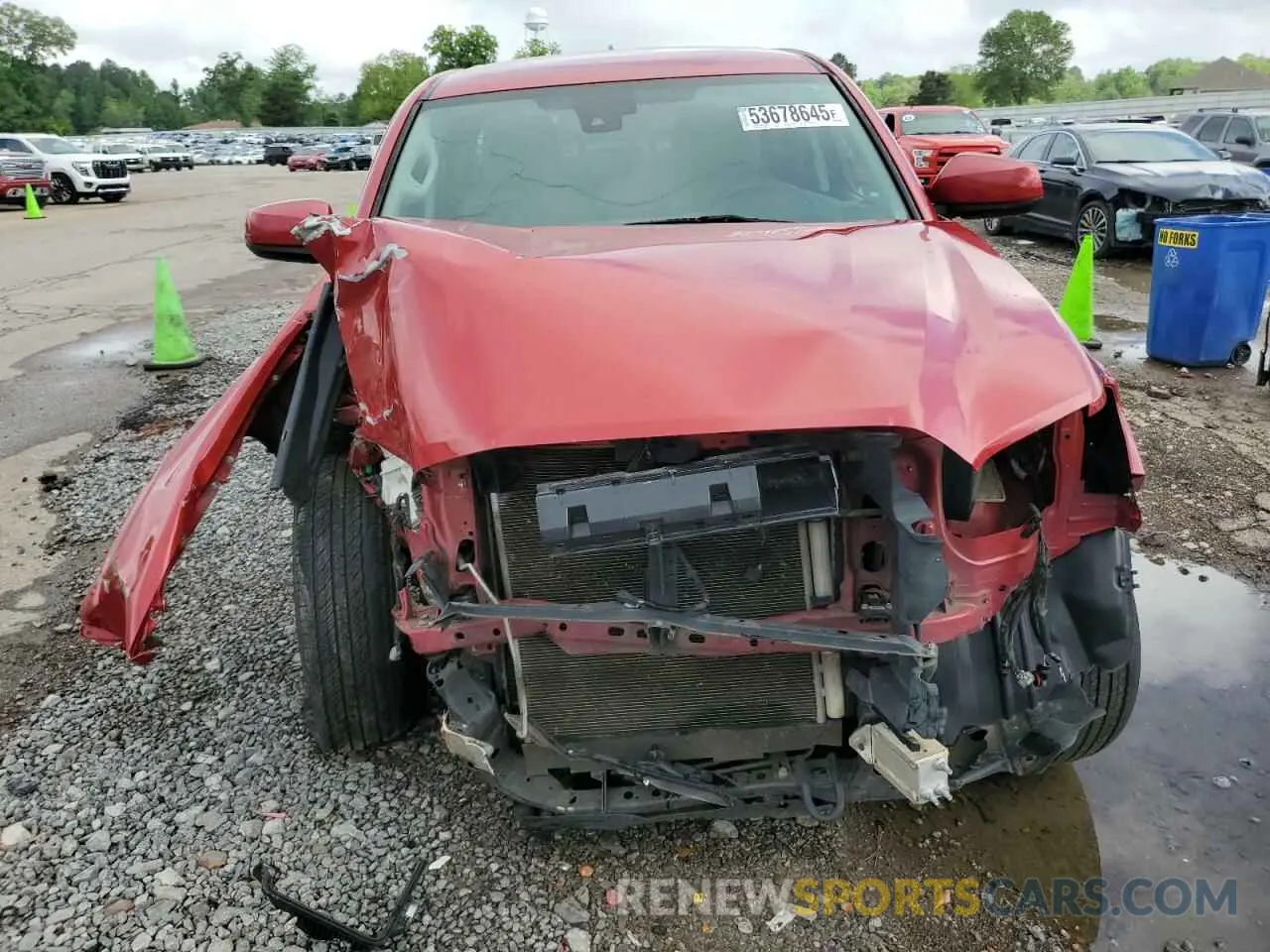 5 fotografías del automóvil dañado 5TFAX5GN5LX180571 TOYOTA TACOMA 2020