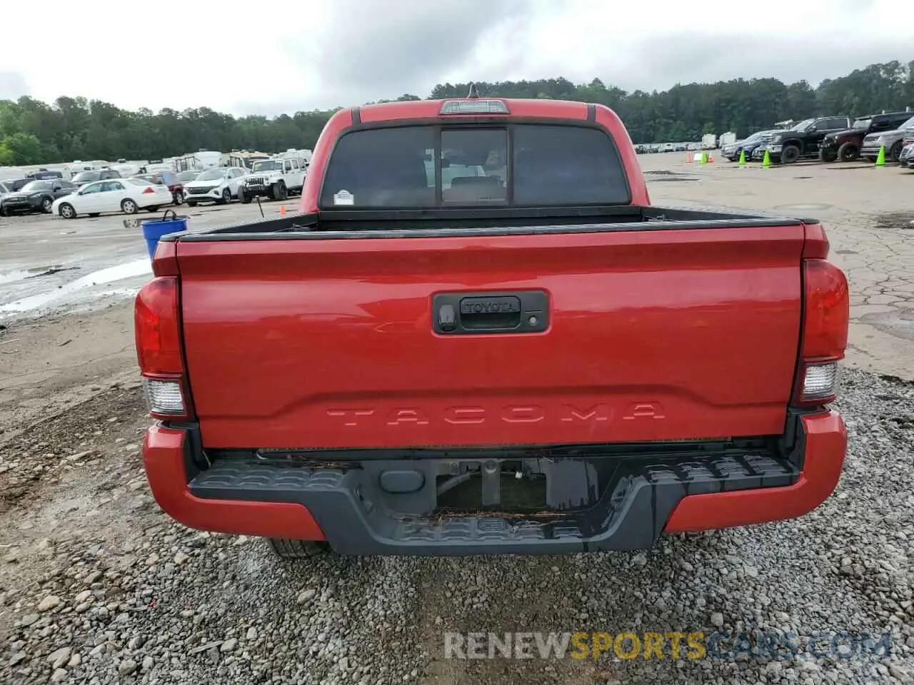 6 fotografías del automóvil dañado 5TFAX5GN5LX180571 TOYOTA TACOMA 2020