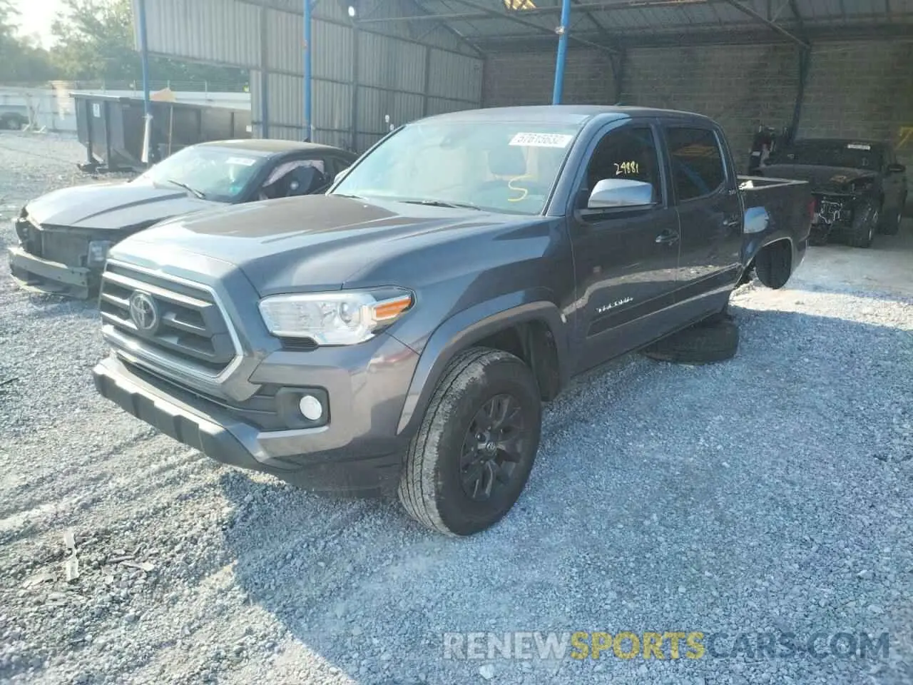 2 fotografías del automóvil dañado 5TFAX5GNXLX177570 TOYOTA TACOMA 2020