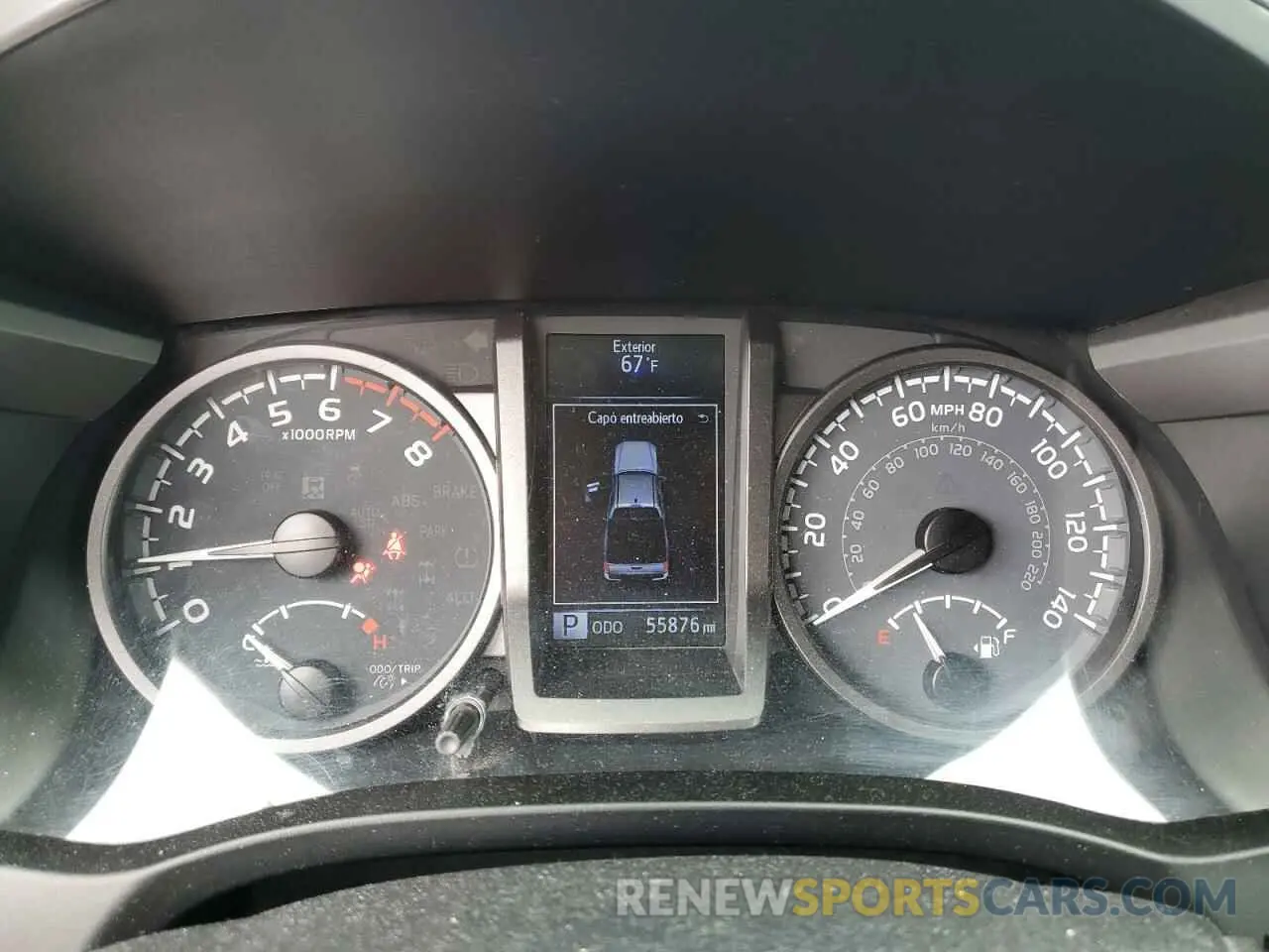 9 fotografías del automóvil dañado 5TFAZ5CN0LX094746 TOYOTA TACOMA 2020