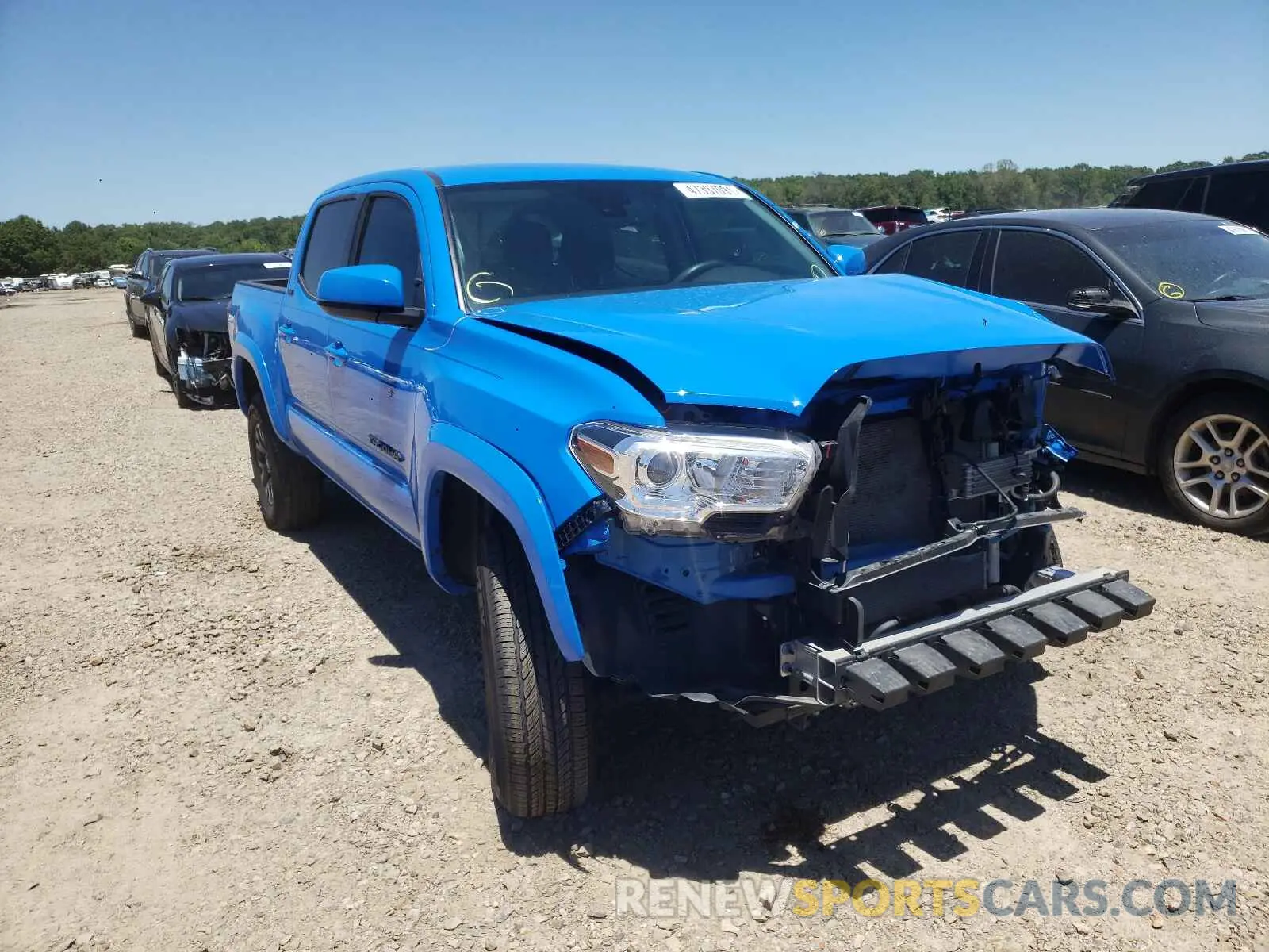 1 fotografías del automóvil dañado 5TFAZ5CN2LX087832 TOYOTA TACOMA 2020