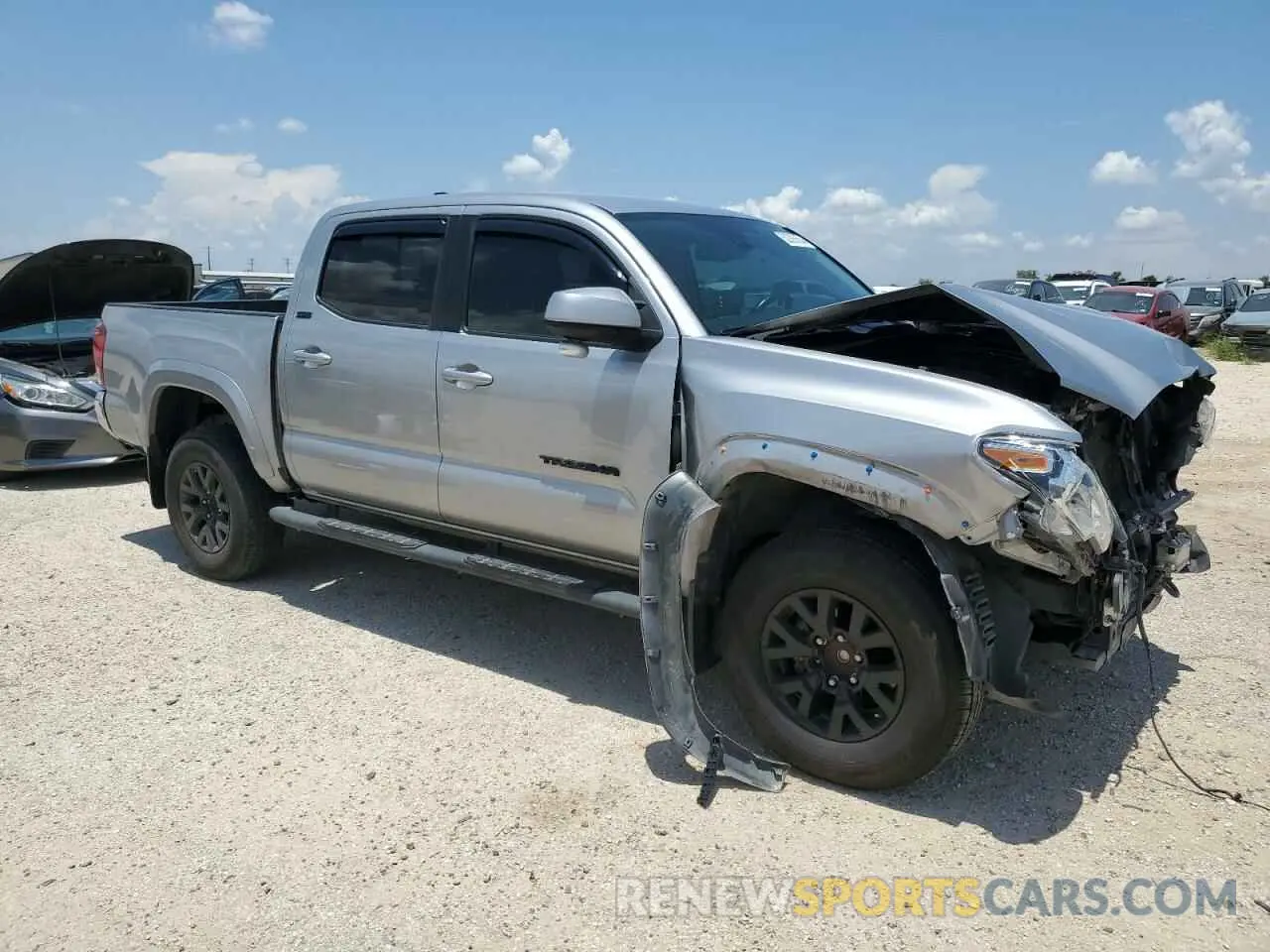 4 fotografías del automóvil dañado 5TFAZ5CN4LX093812 TOYOTA TACOMA 2020