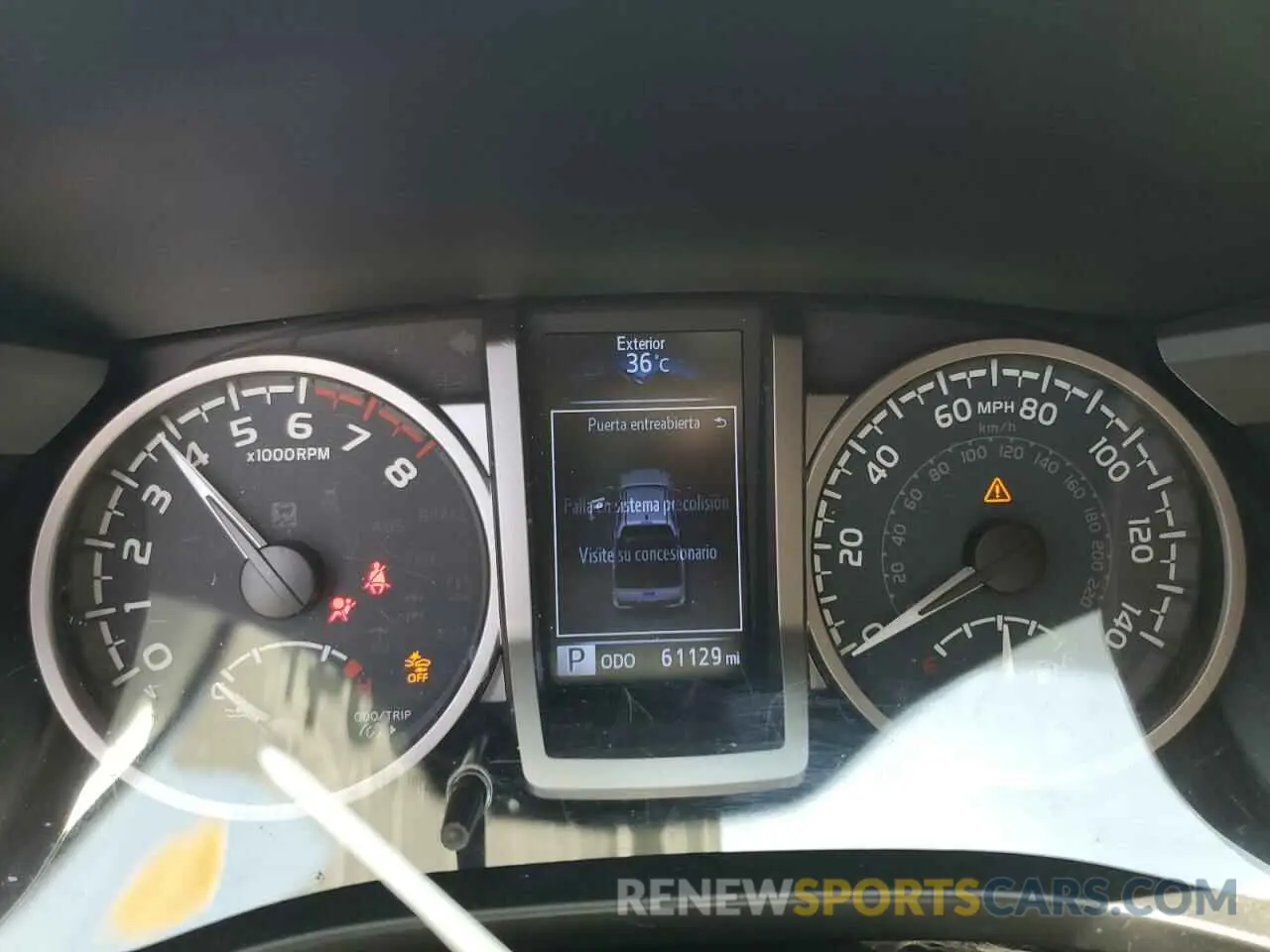 9 fotografías del automóvil dañado 5TFAZ5CN4LX093812 TOYOTA TACOMA 2020