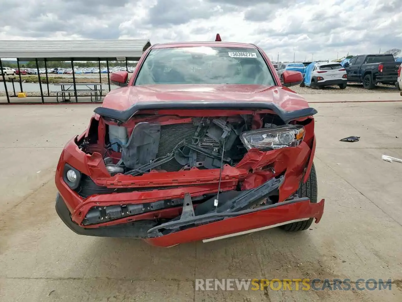 5 fotografías del automóvil dañado 5TFAZ5CNXLX088730 TOYOTA TACOMA 2020