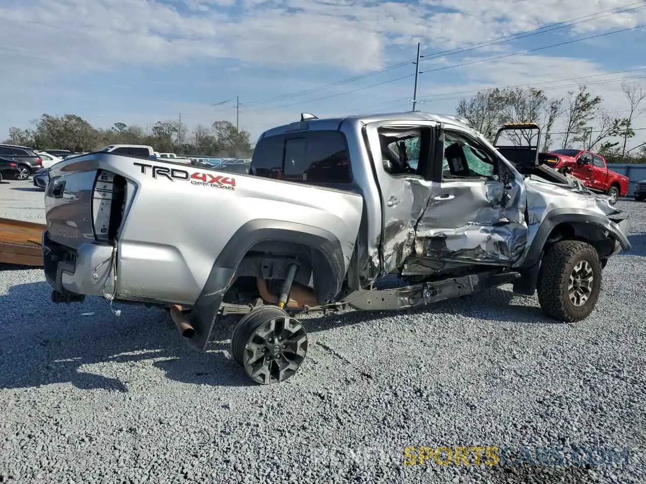 3 fotografías del automóvil dañado 5TFCZ5AN0LX236492 TOYOTA TACOMA 2020