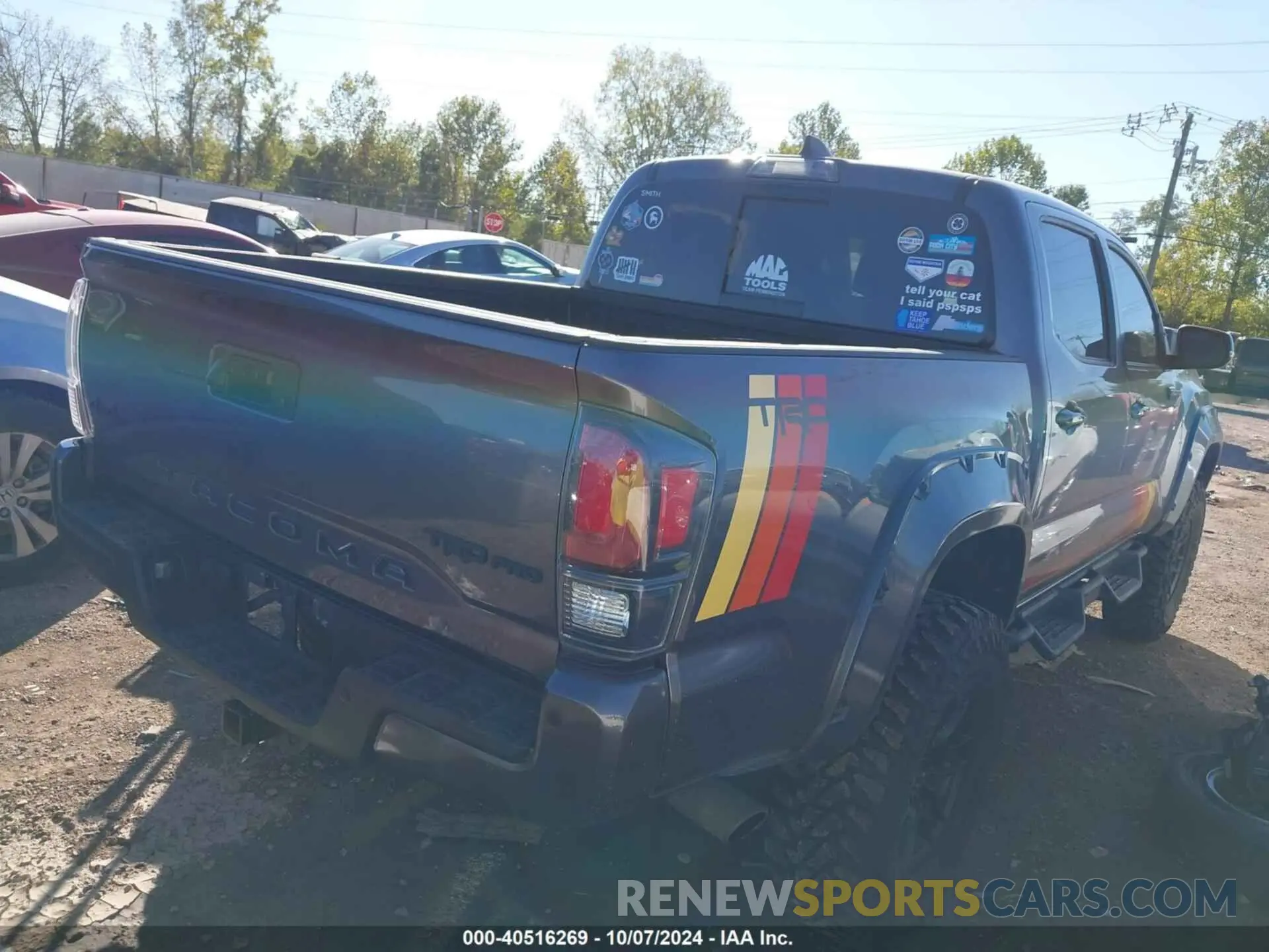 4 fotografías del automóvil dañado 5TFCZ5AN1LX244200 TOYOTA TACOMA 2020