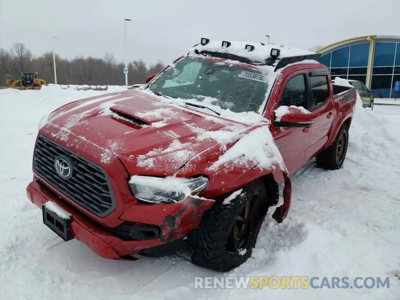 2 fotografías del automóvil dañado 5TFCZ5AN2LX242178 TOYOTA TACOMA 2020