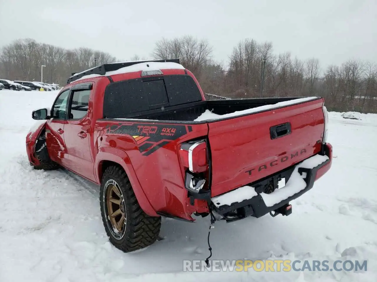 3 fotografías del automóvil dañado 5TFCZ5AN2LX242178 TOYOTA TACOMA 2020